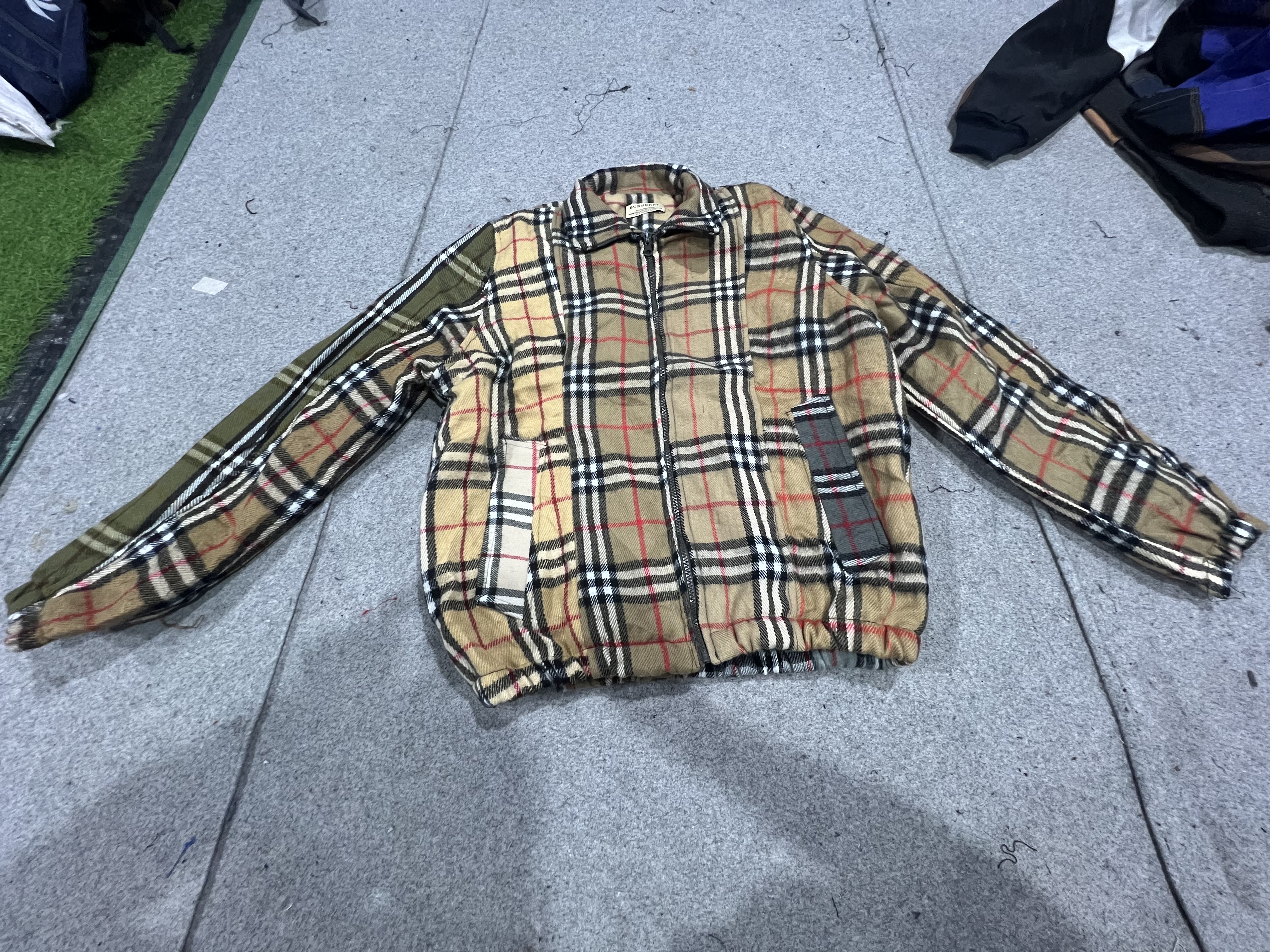 Burberry Rework scarf jacket