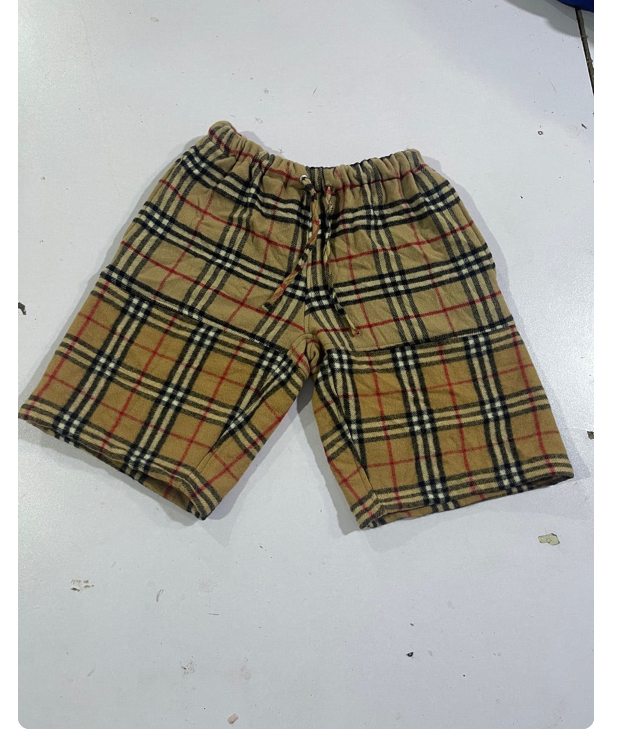 Rework Burberry shorts