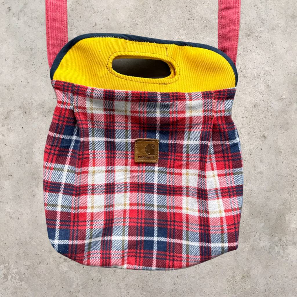 Upcycled Carhartt Plaid Multi-Function Pouch