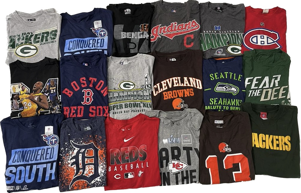 NBA/NFL/NHL Tshirts - 50 Pcs