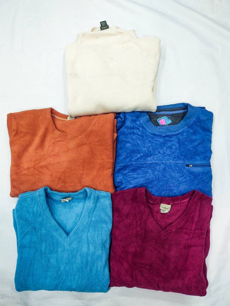 L.L.Bean Sweatshirts Round or V-Neck Fleece