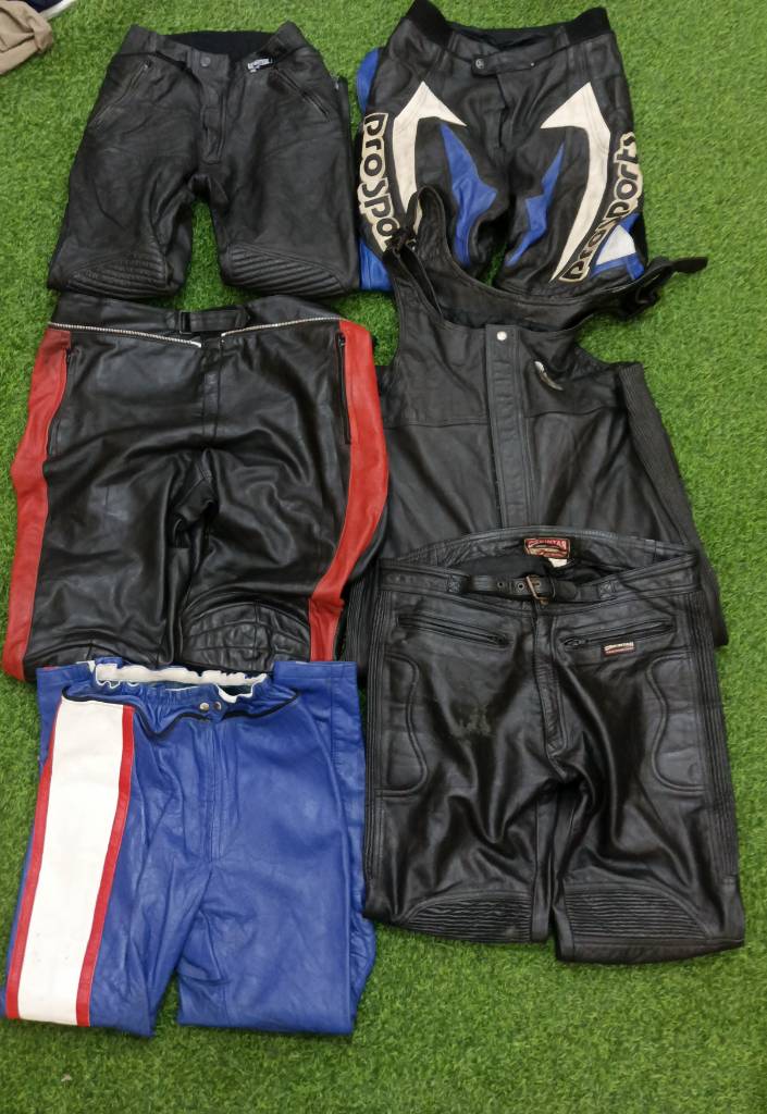 Leather Biker Pants