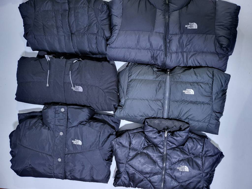 The North Face Puffer jackets 6 Pcs