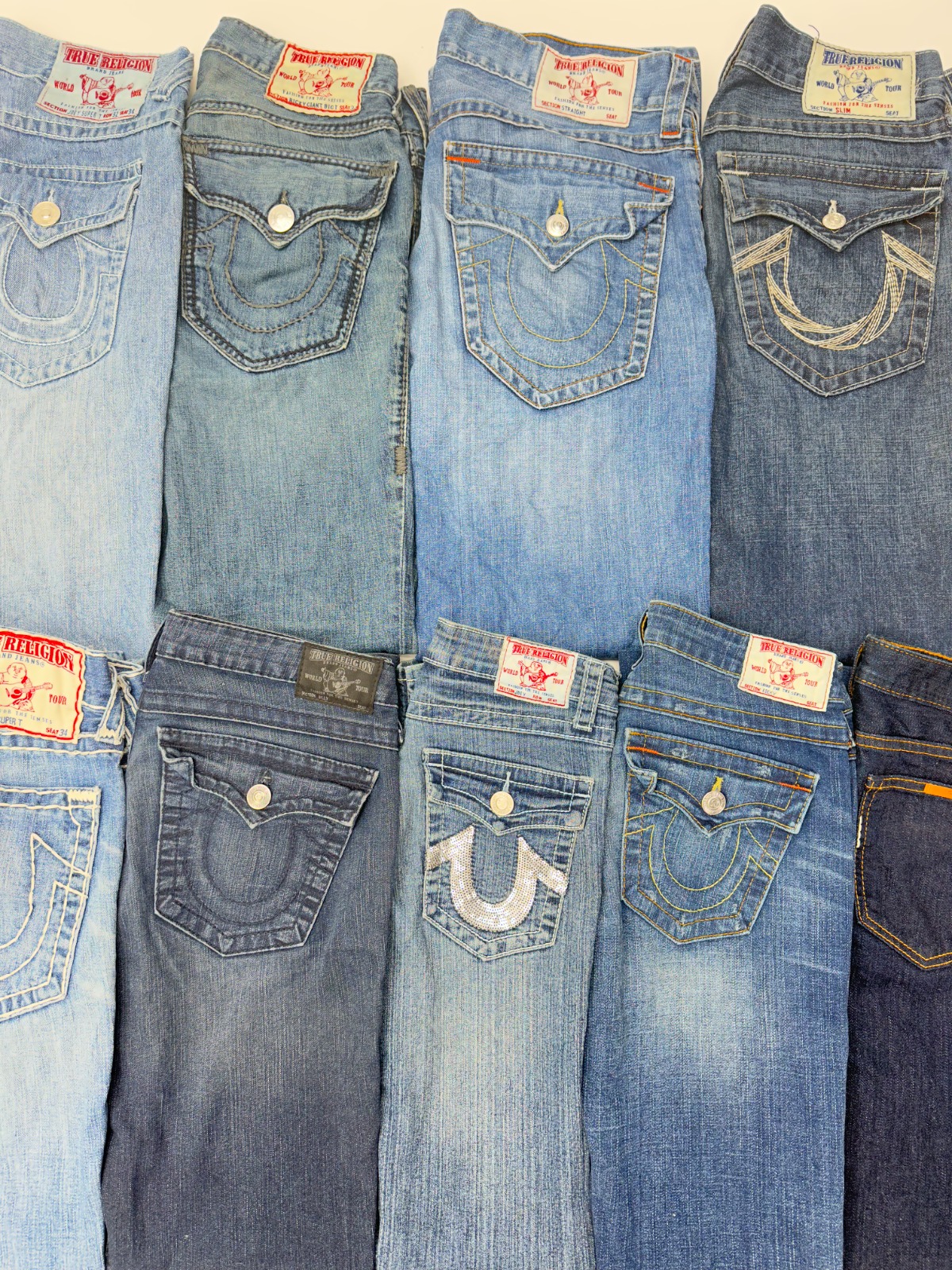 Y2K True Religion Unisex Jeans (20pcs) F40