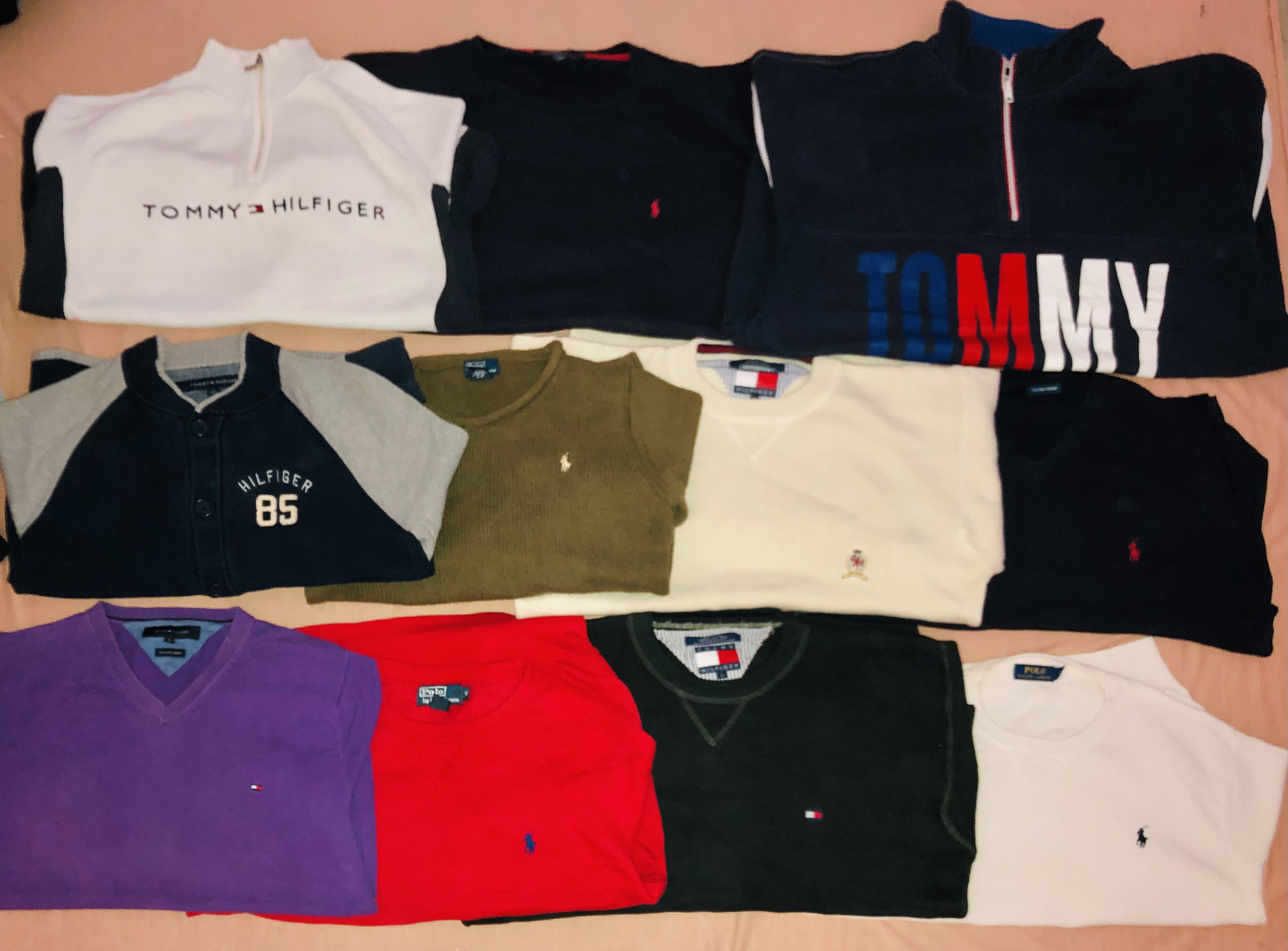 Polo Ralph Lauren, Tommy Hilfiger mix sweaters