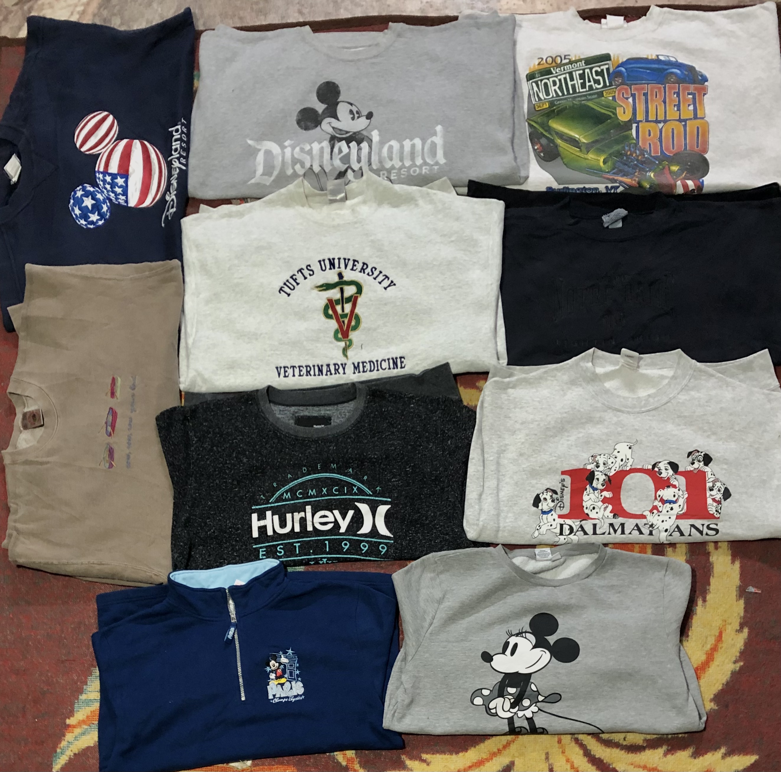 Branded sweatshirts