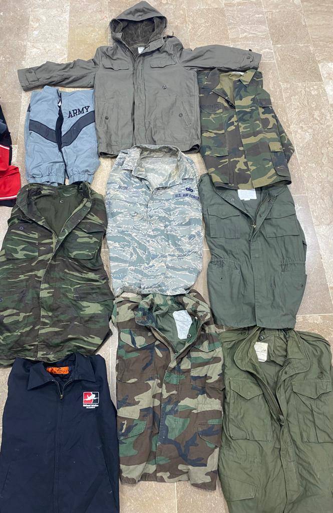 Army Jackets, Dungrees and Sweatpants