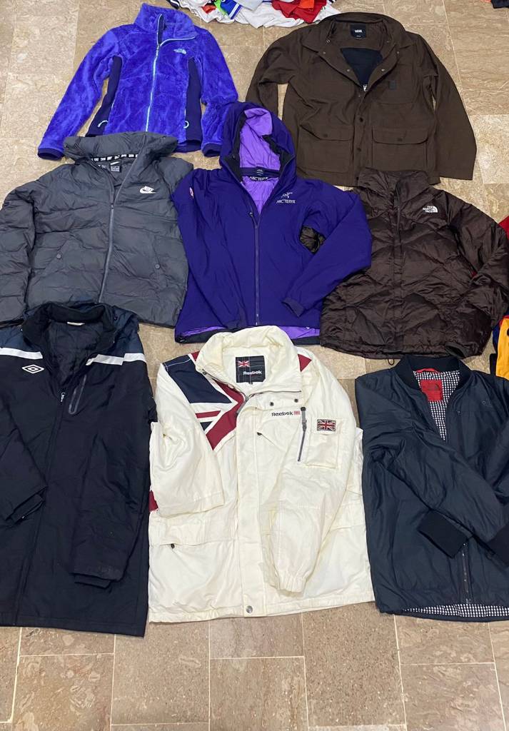 Arc'Teryx, The North Face, Nike, Adidas, Champion, Reebok Jacket