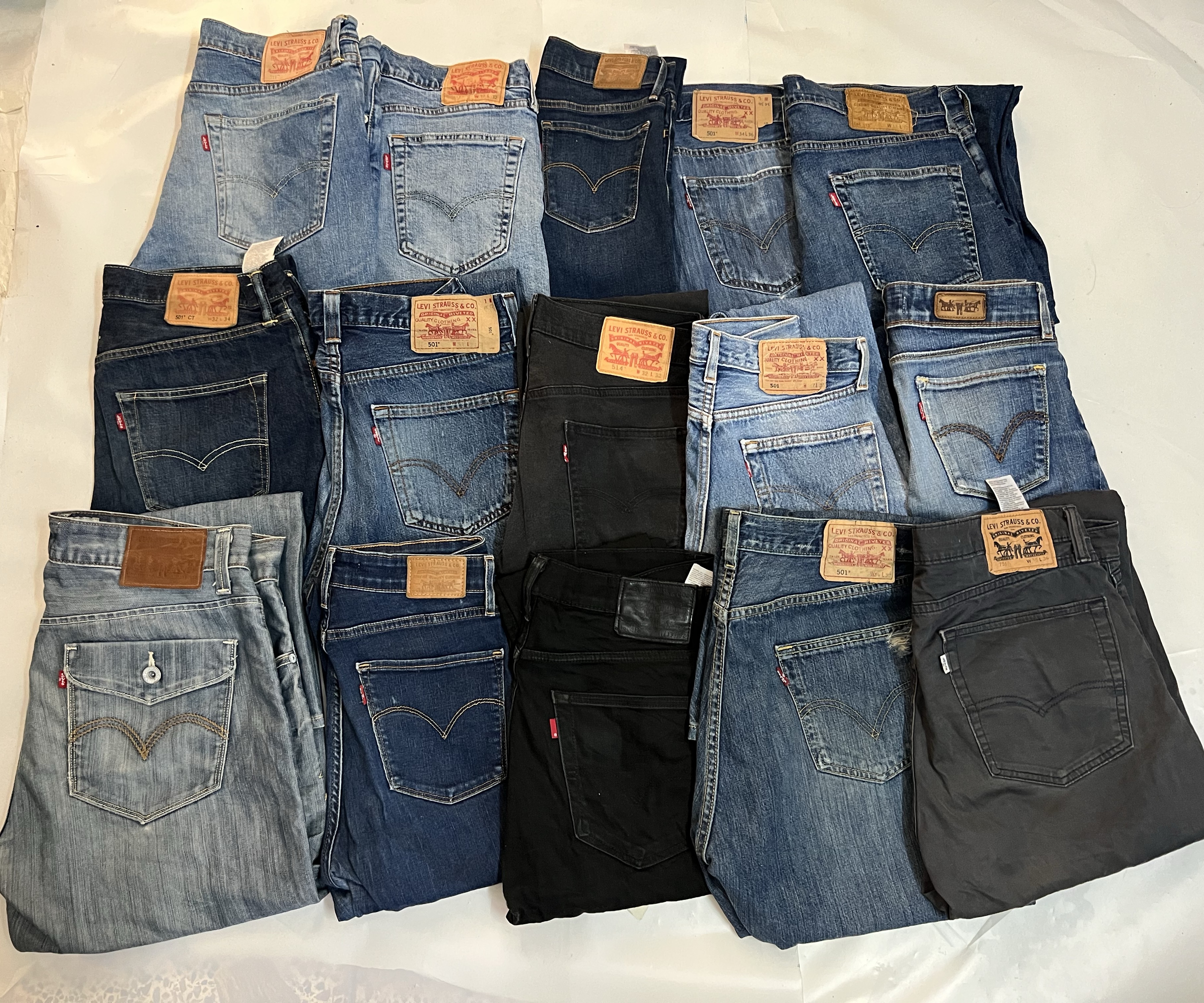 Levis mix code jeans-30 pieces
