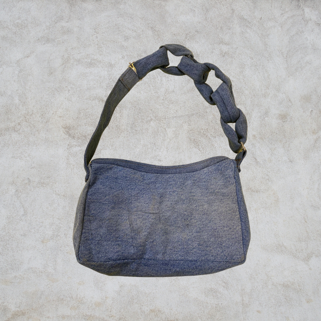 Upcycled Levi's Denim Handbag - Link Strap