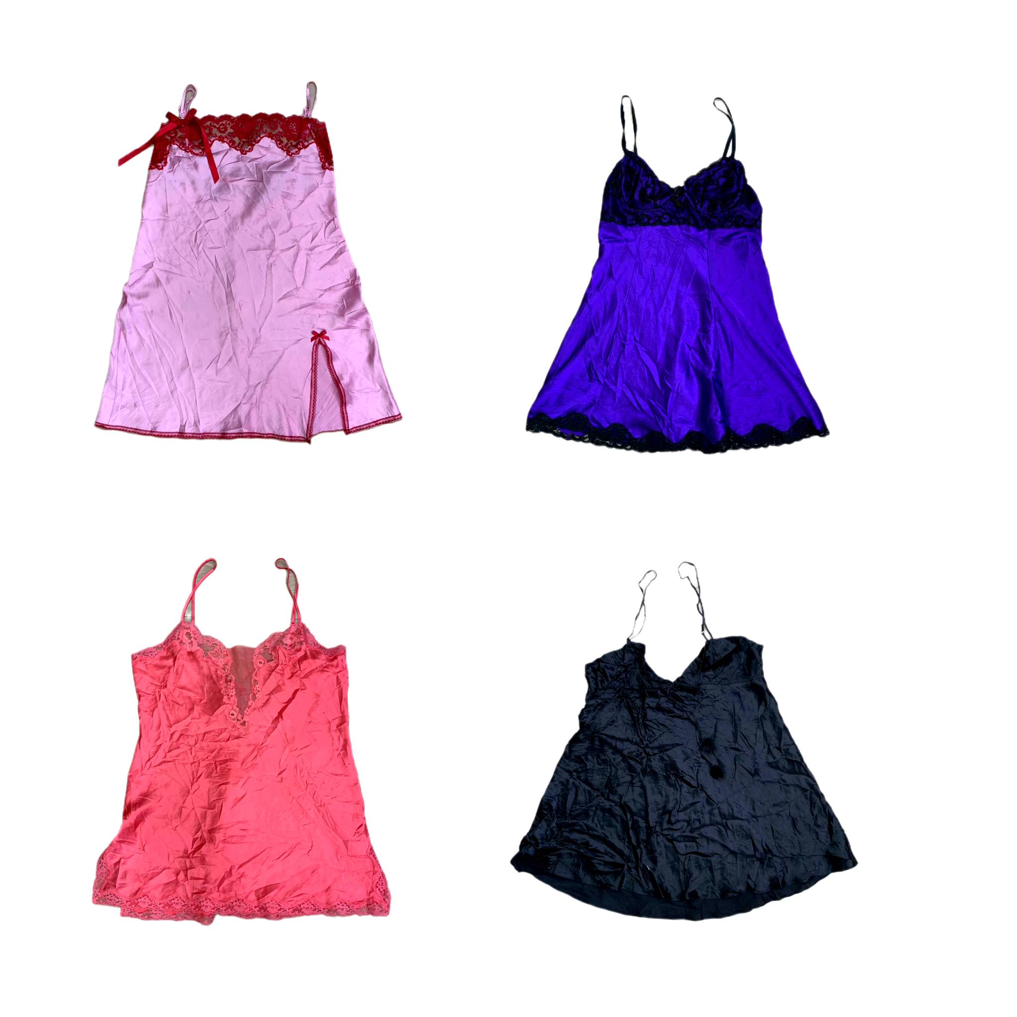 Silk Slip Dresses -(RX-063)