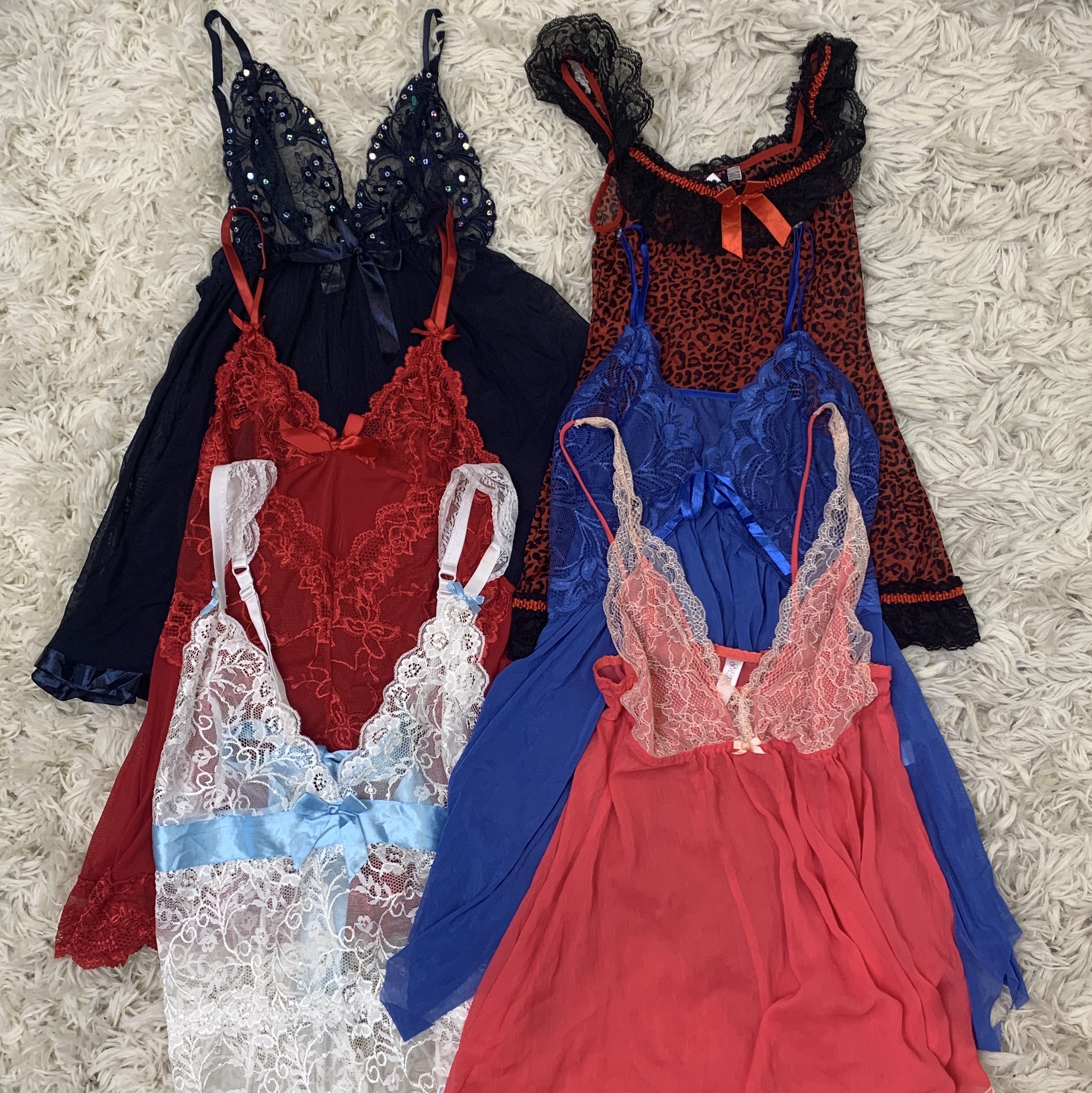 Y2K European Coquette Lingerie Tops