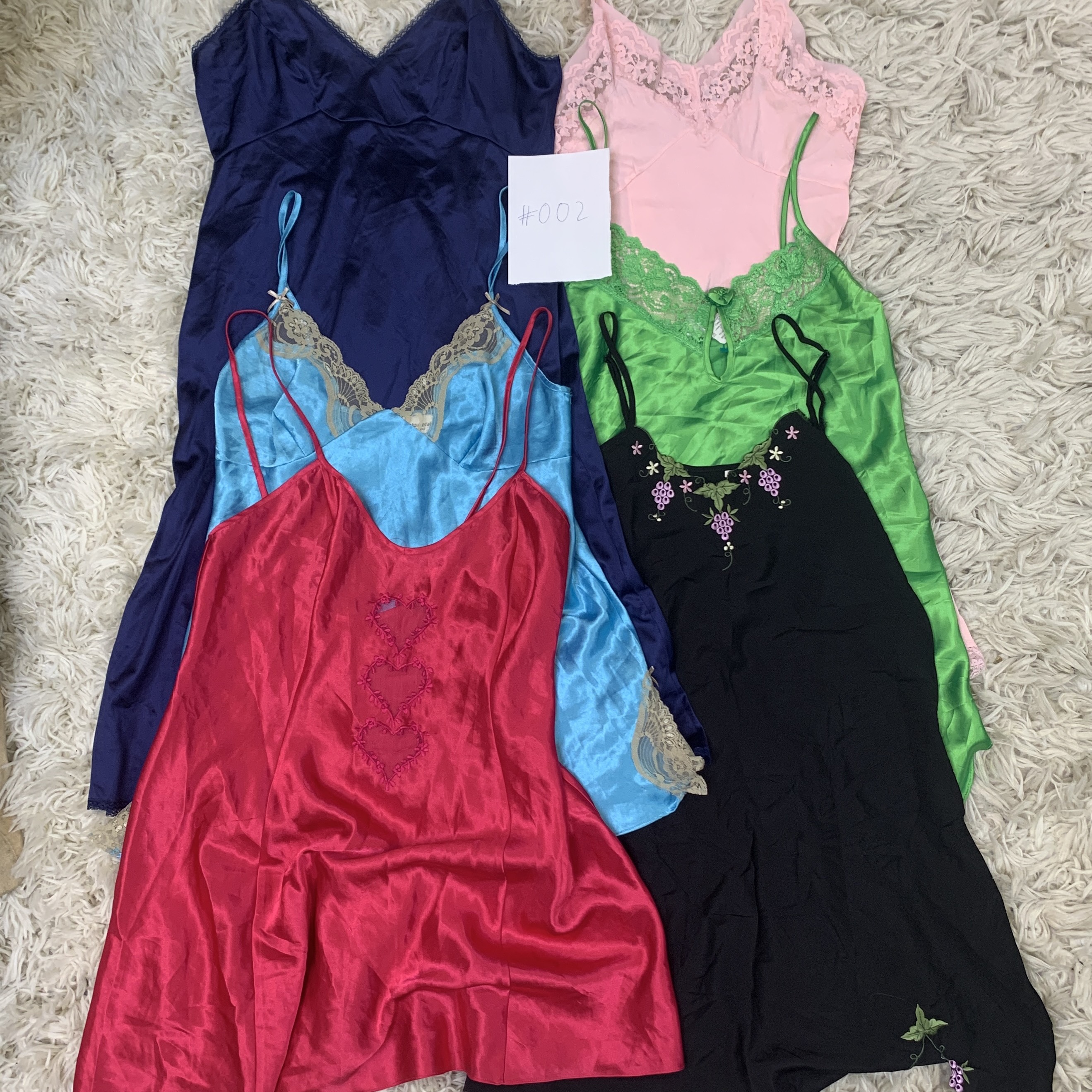 Y2K Satin Slip Dresses