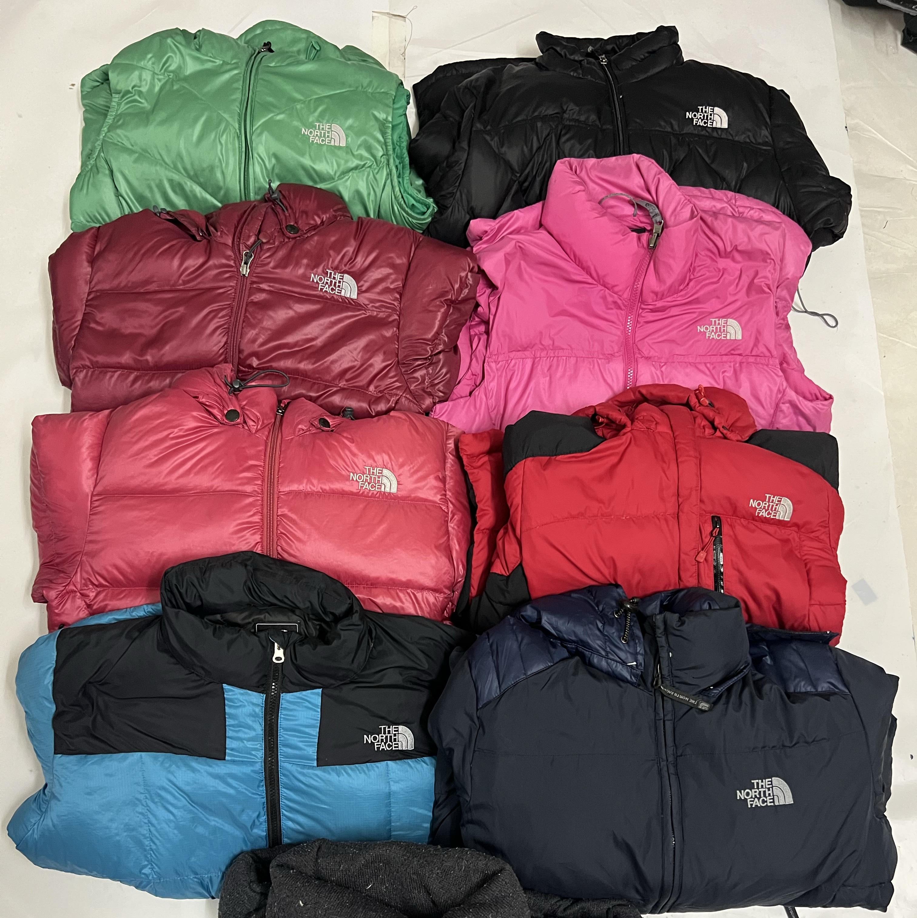 The North Face puffer jackets