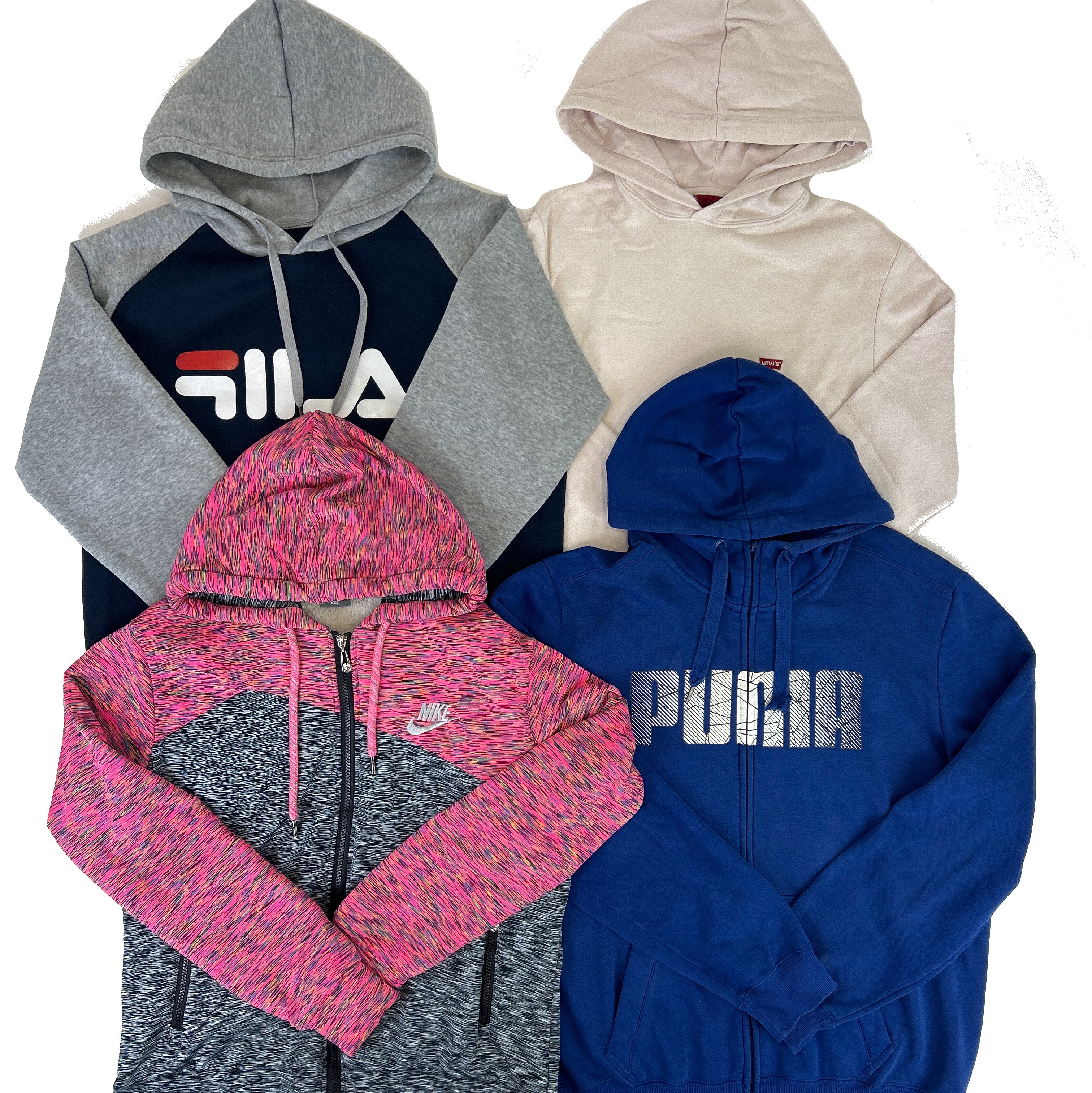 25pcs HOODIES BRANDED MIX - 50% OFF SALE