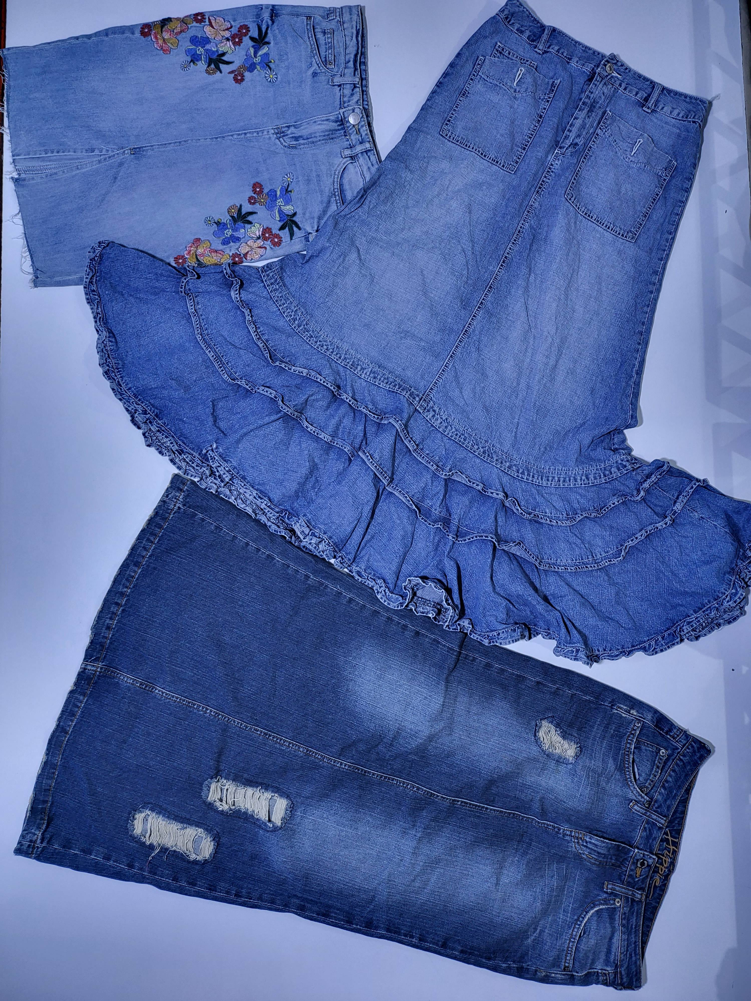 Y2K Denim long Skirts 25 Pcs