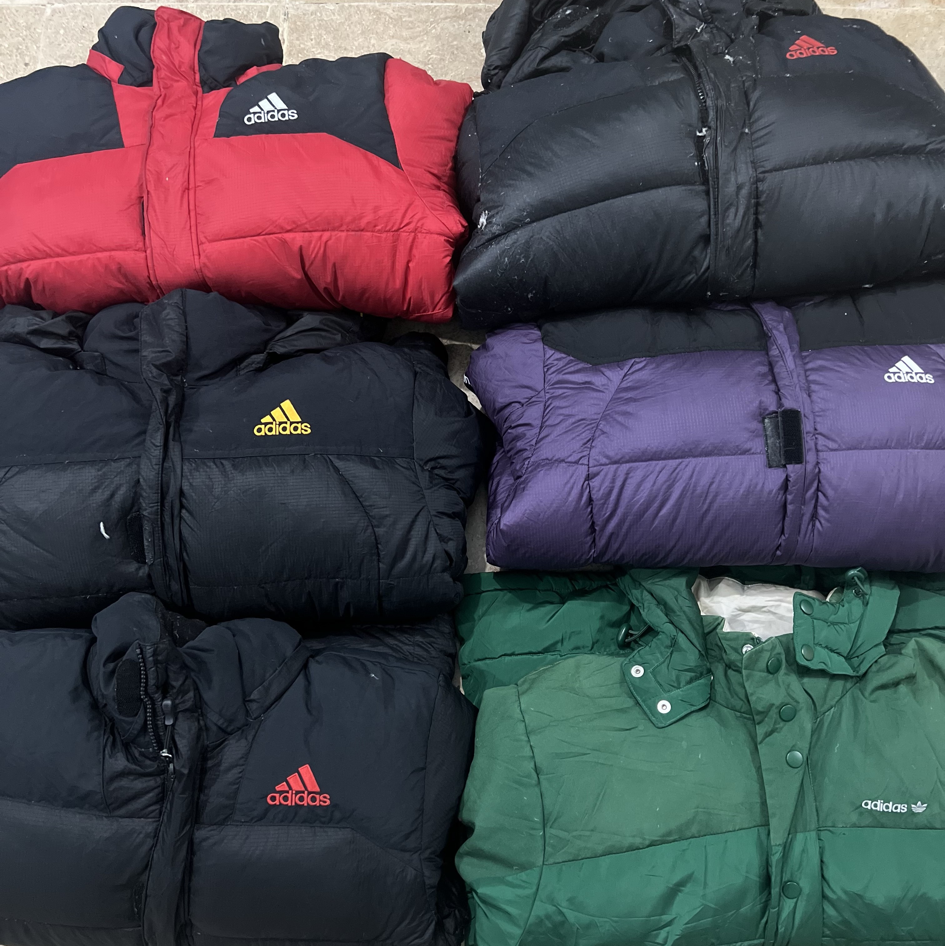 Branded Adidas Puffer Jackets