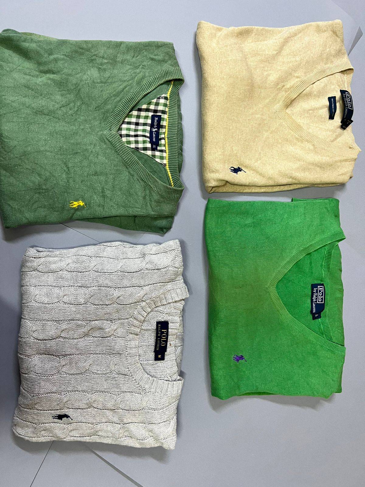Men's Branded Polo Sweaters