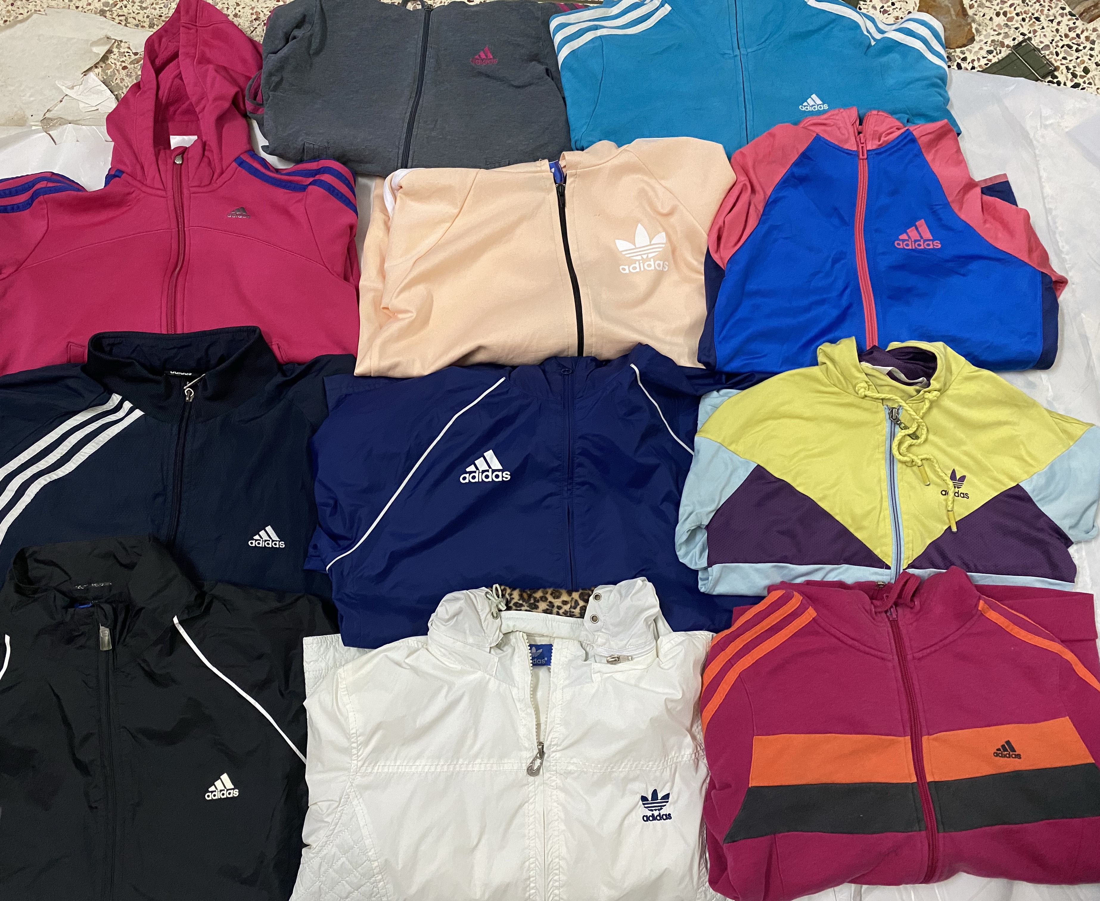 Adidas track/windbreaker jackets