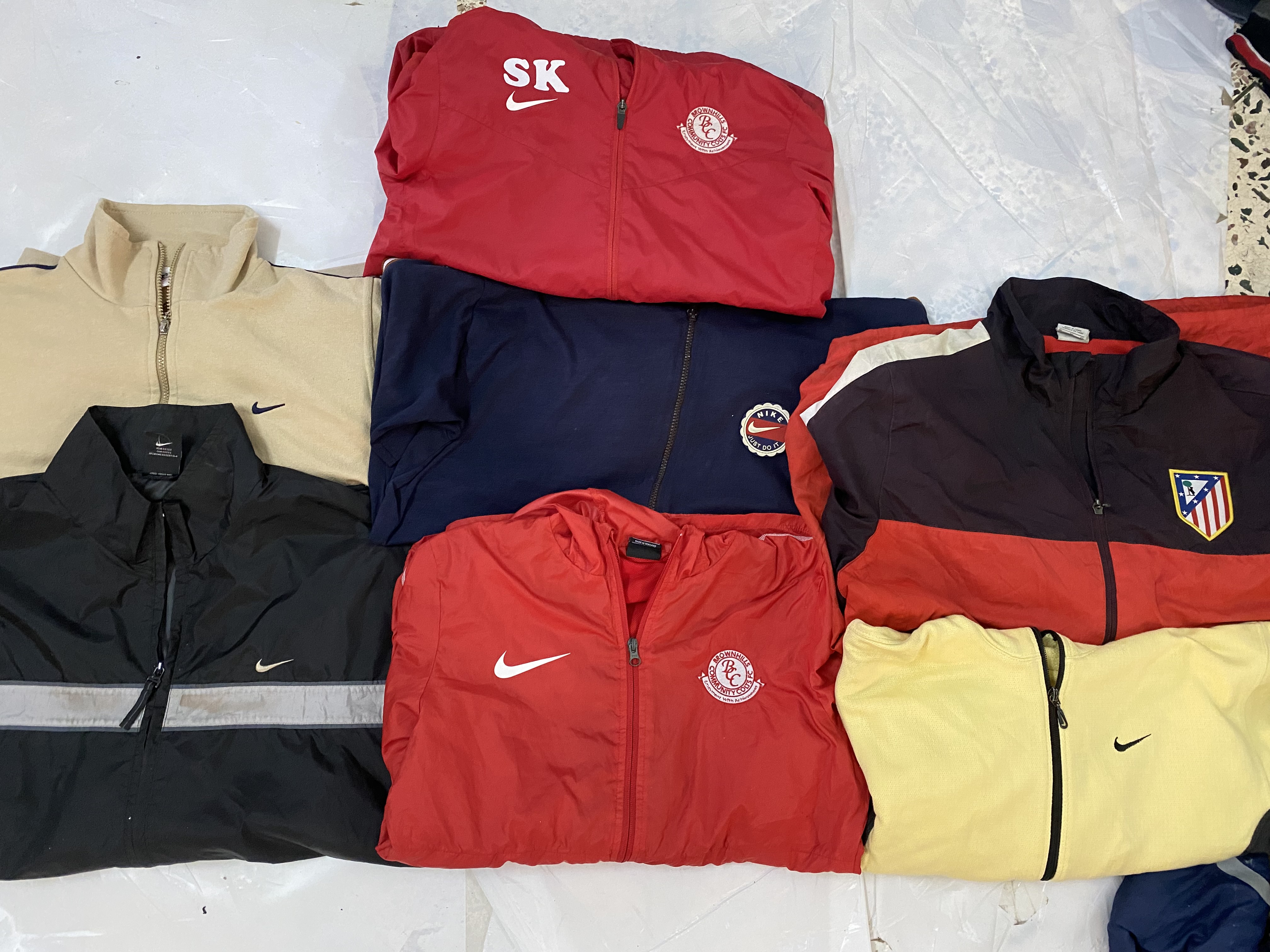 Columbia/nike windbreaker/track jackets