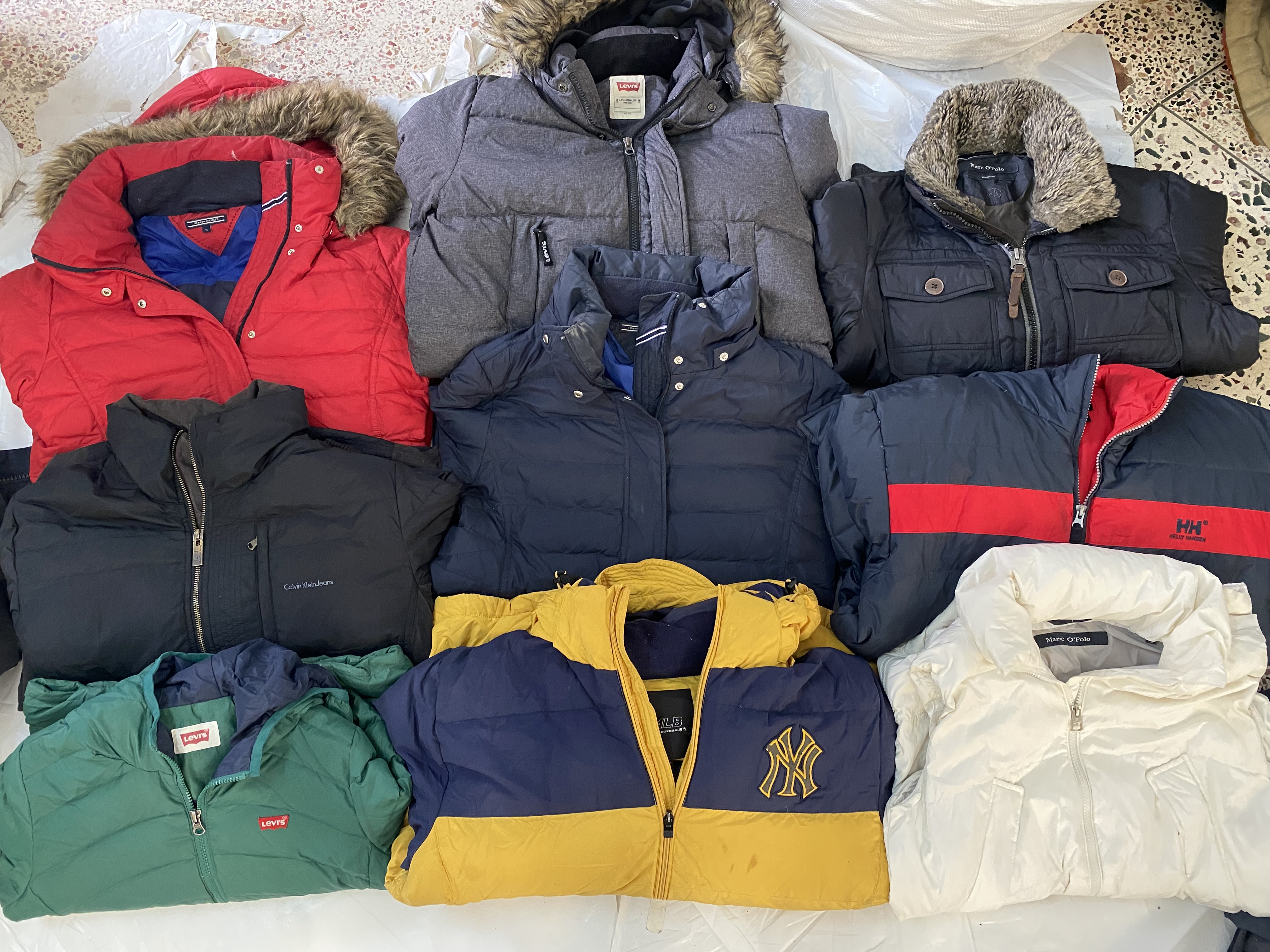 Tommy/Levi's/Helly Hansen Puffer Jackets