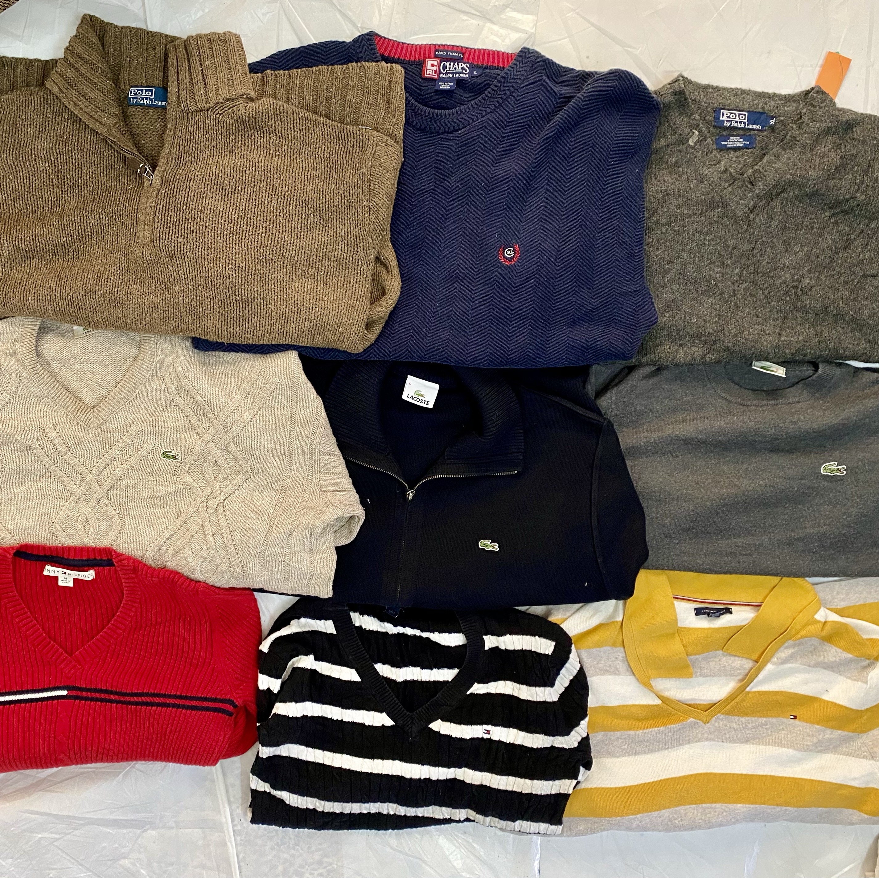 Polo Ralph Lauren/Lacoste/Tommy sweater/jumper/quarter zip