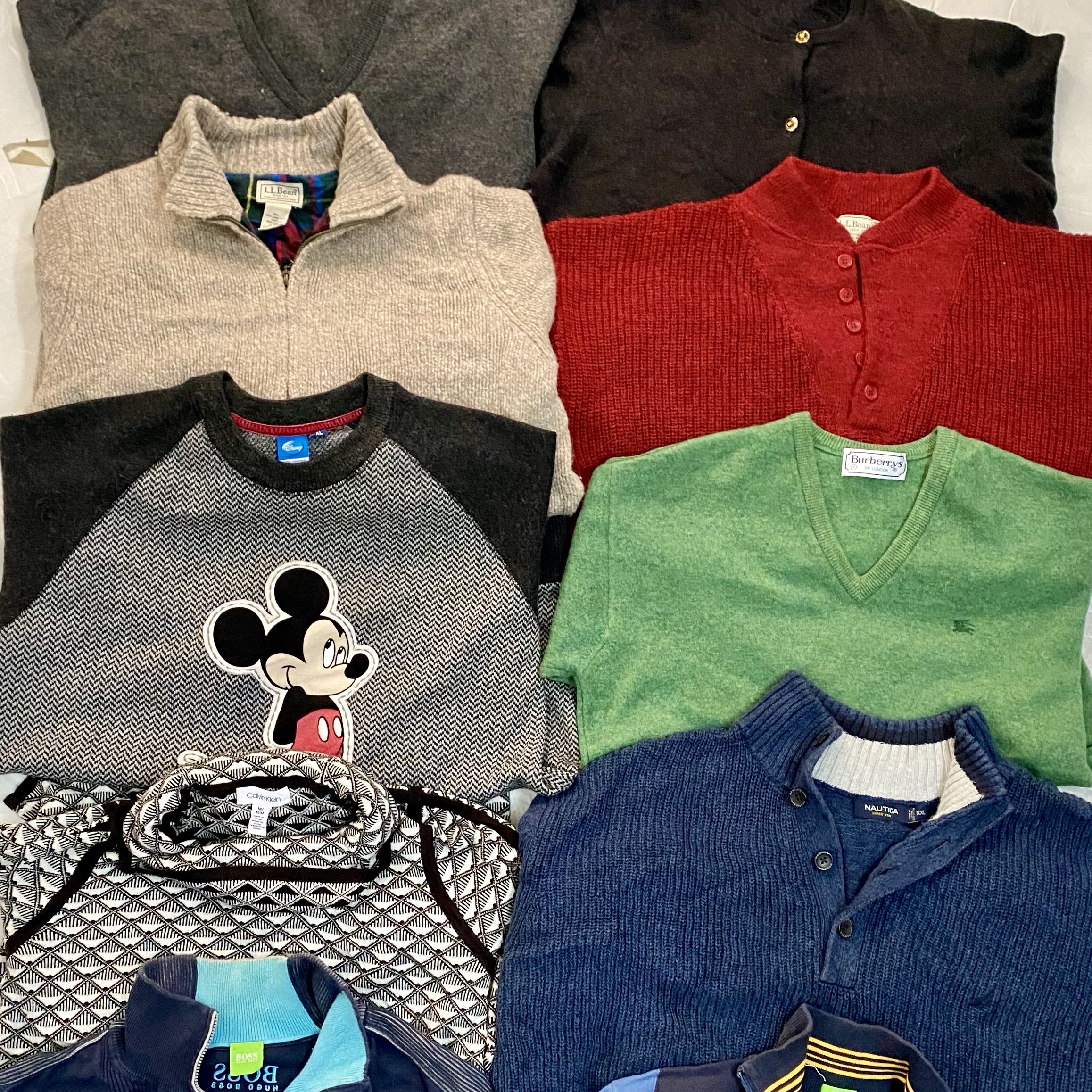Burberry/Hugo Boss/IZOD Sweaters/Jumpers/Quarter Zips