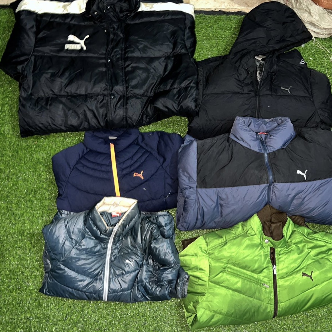 Adidas/Puma duck down puffers