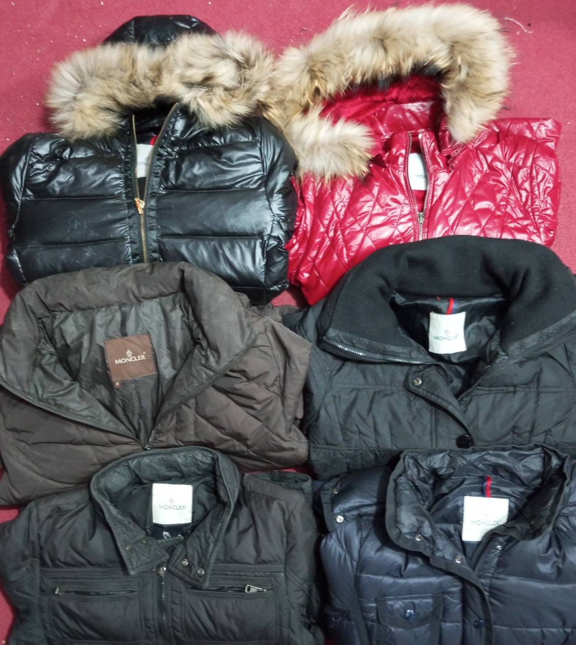 Moncler Puffer Jackets 6 pieces