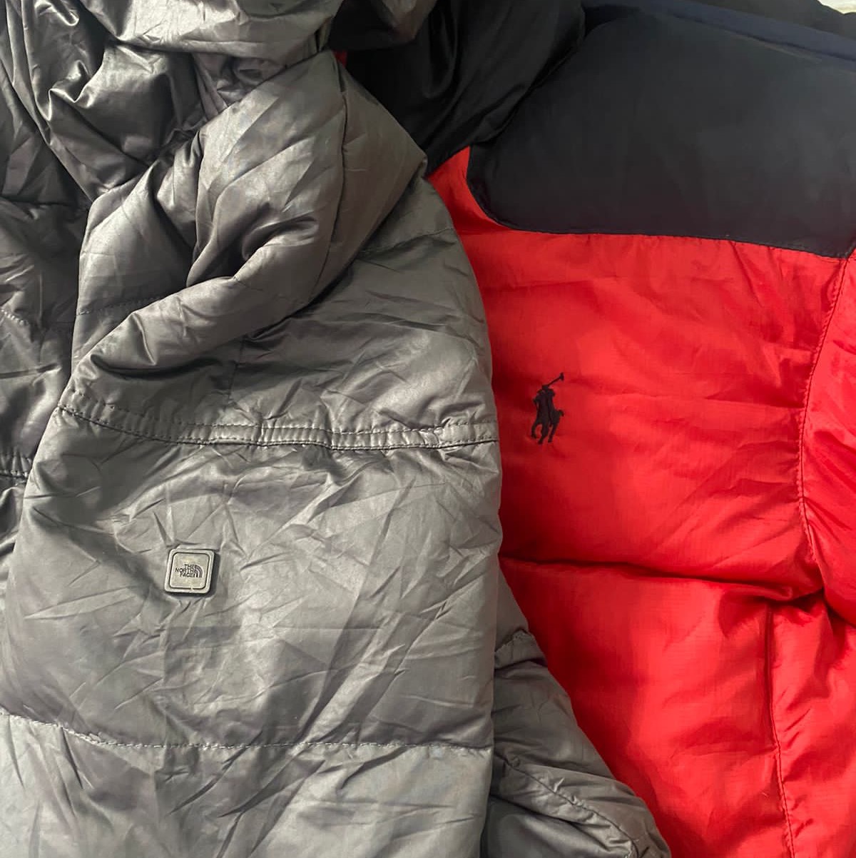 TNF/ Ralph Lauren Puffer Jackets 16 PCs