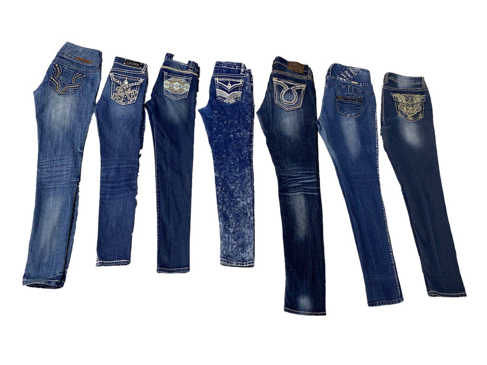 BestSeller Y2k Gemischte Marken Skinny/Straight Leg Jeans - 13 Stück