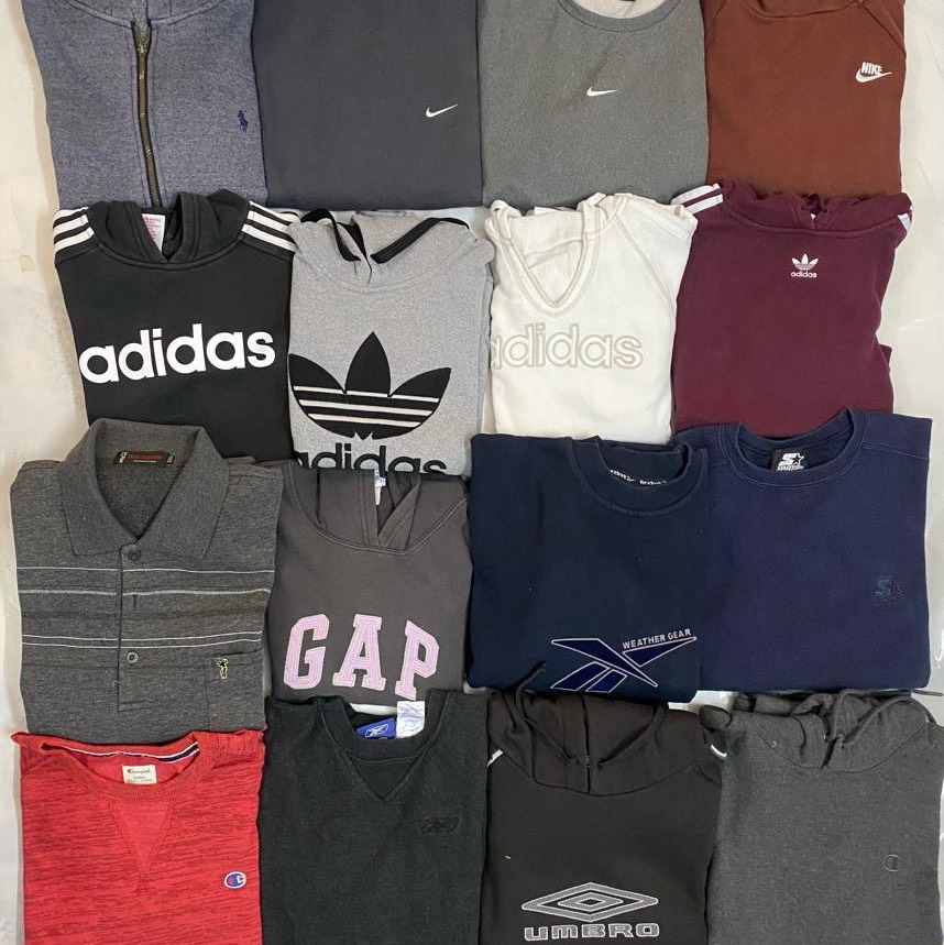 Nike/Adidas/Reebok Vintage Sweatshirts 50 Pcs S009