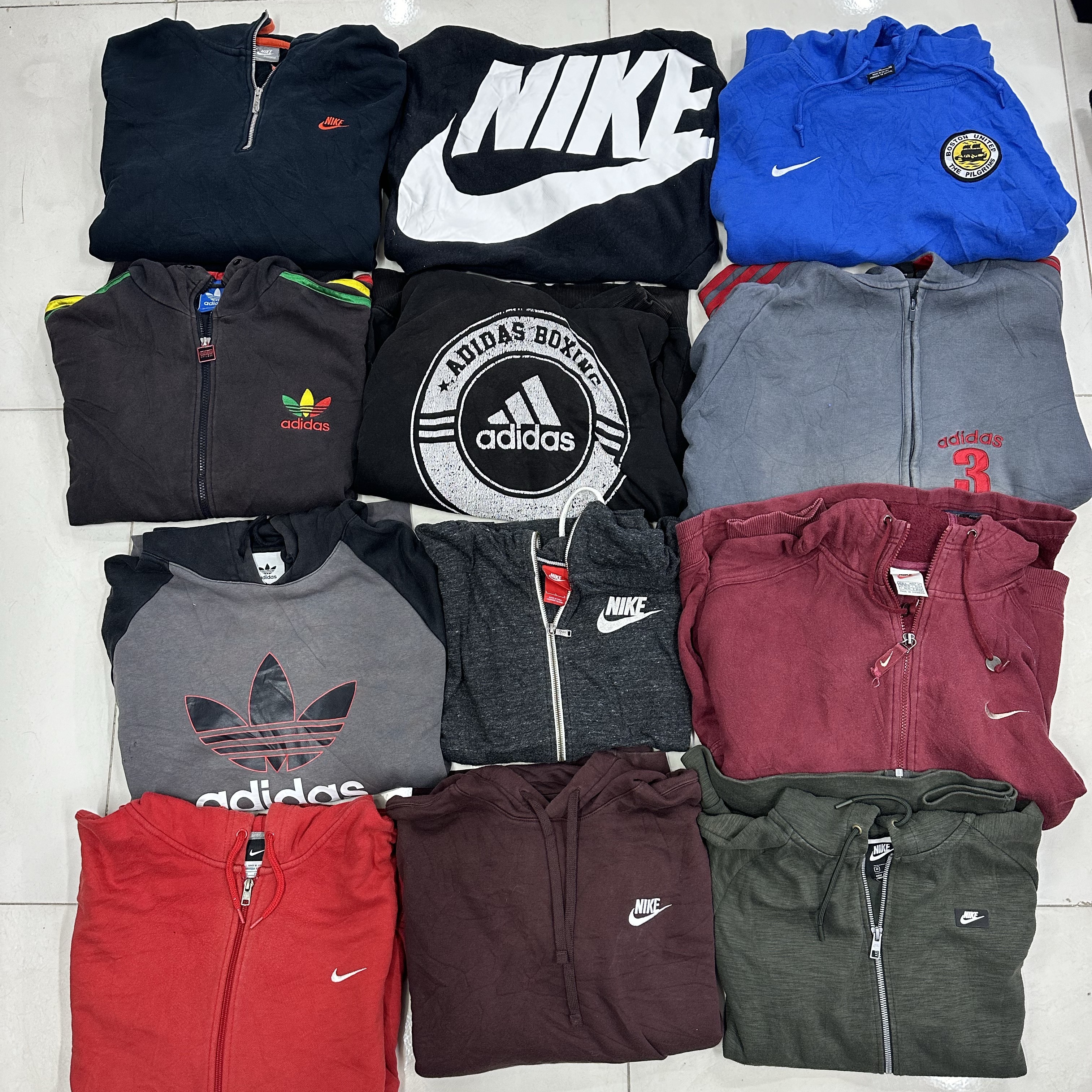 *Branded vintage Nike &Adidas hoodies&zipper 35 pieces *#304#