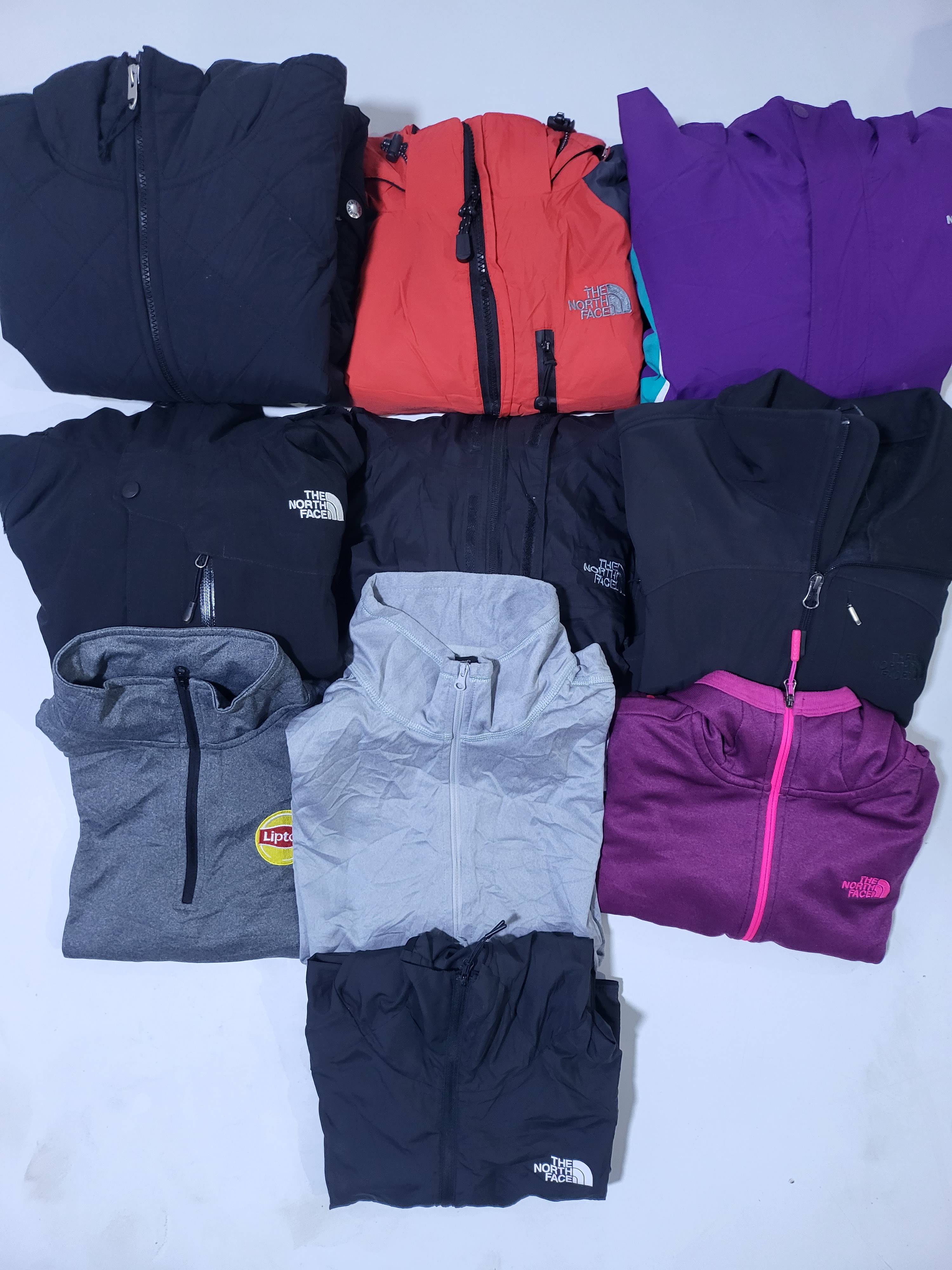 The North Face Windbreaker And Heavy Jackets 10 Pcs