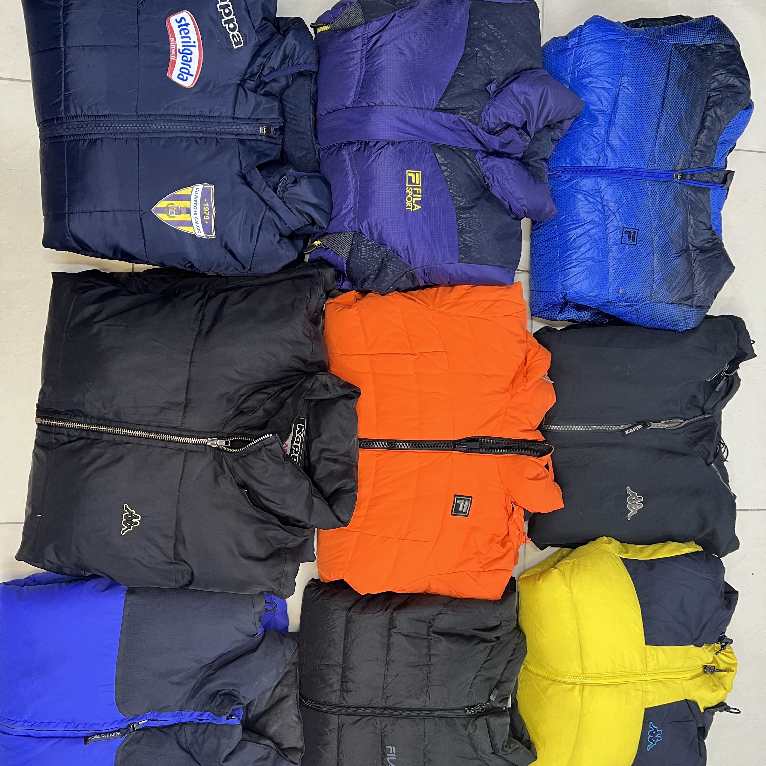 *Branded Fila & Kappa Puffer Jackets 23 pieces* # 308