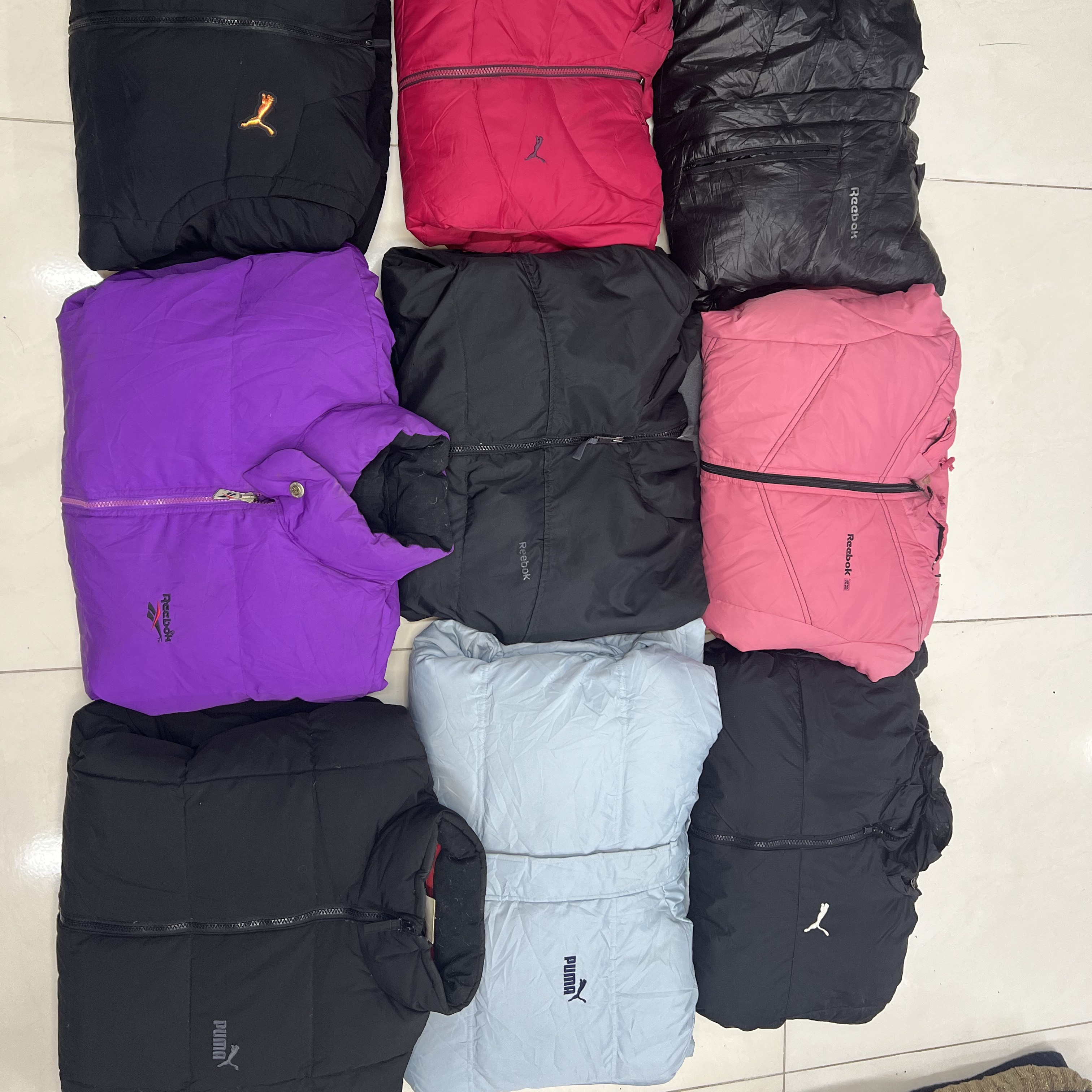 *Branded Puma & Reebok Jackets 30 pieces* #309