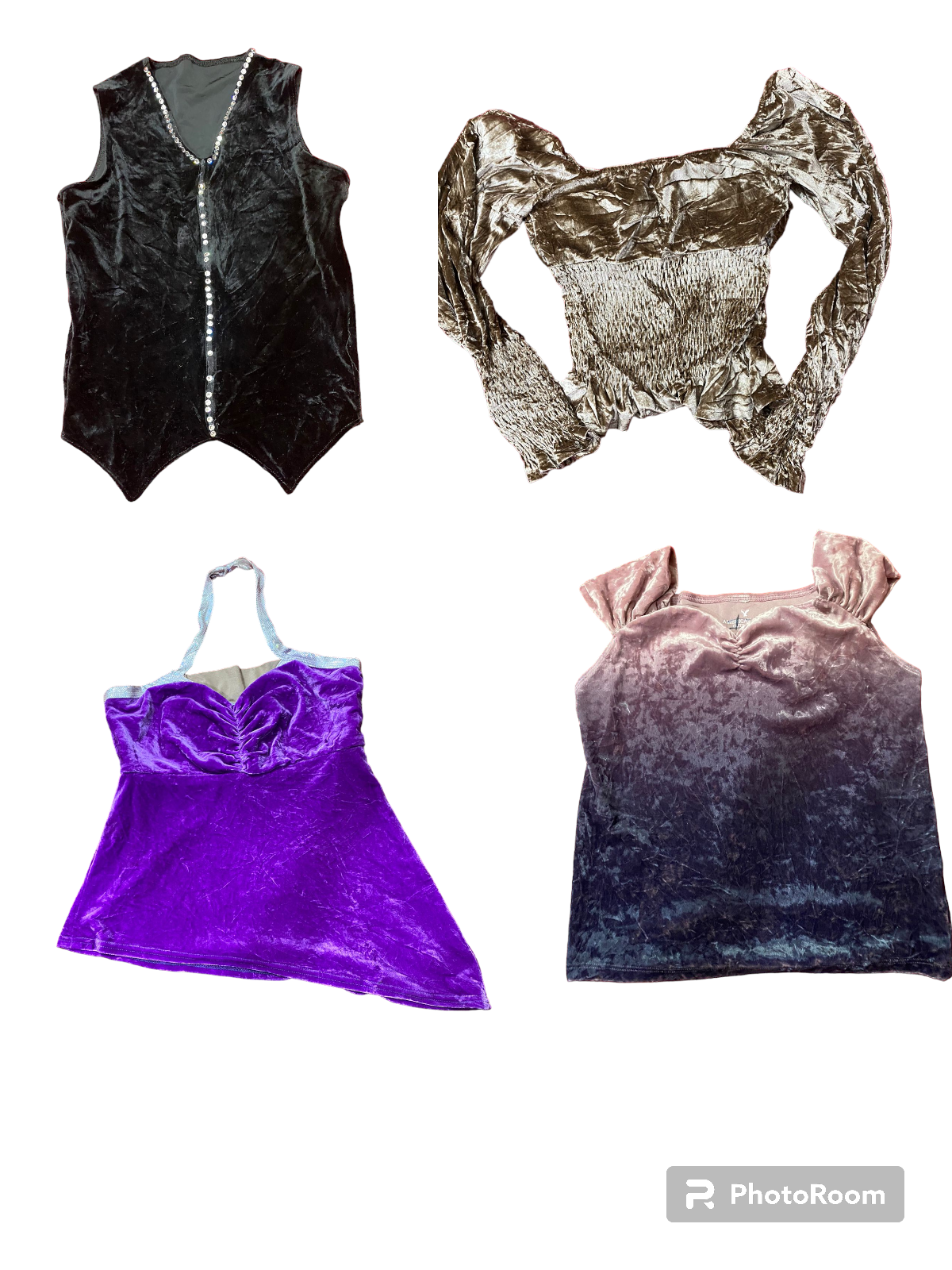 Y2K 2024 Shiny Beautiful Velvet Top