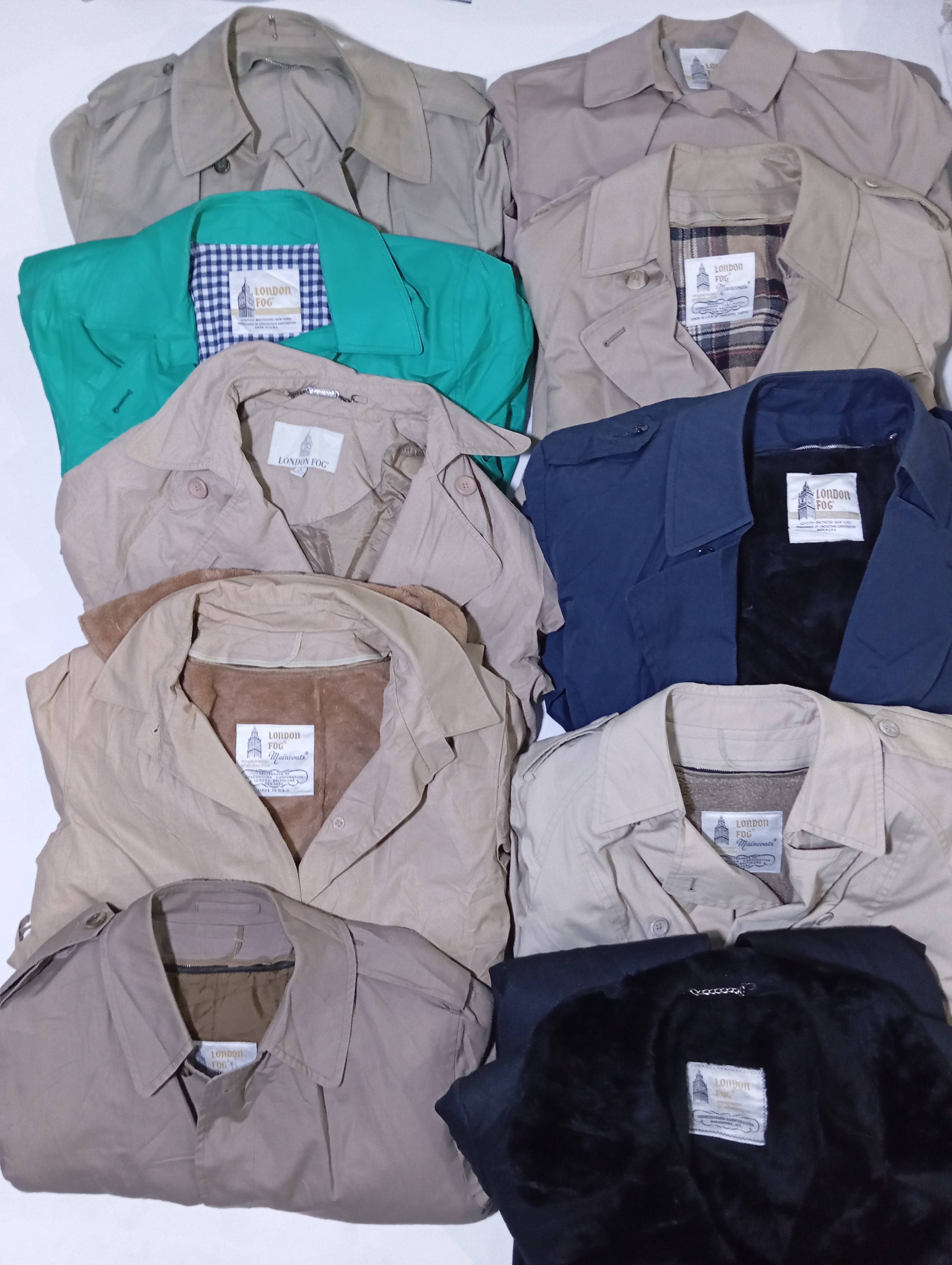 London Fog Trenchcoat 10 Pcs