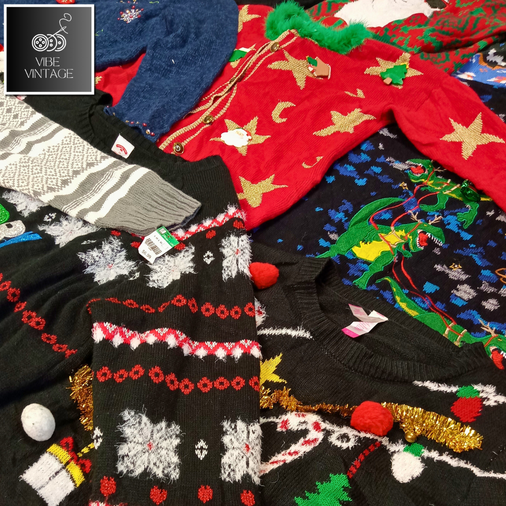 UGLY CHRISTMAS SWEATERS - 30 PCS