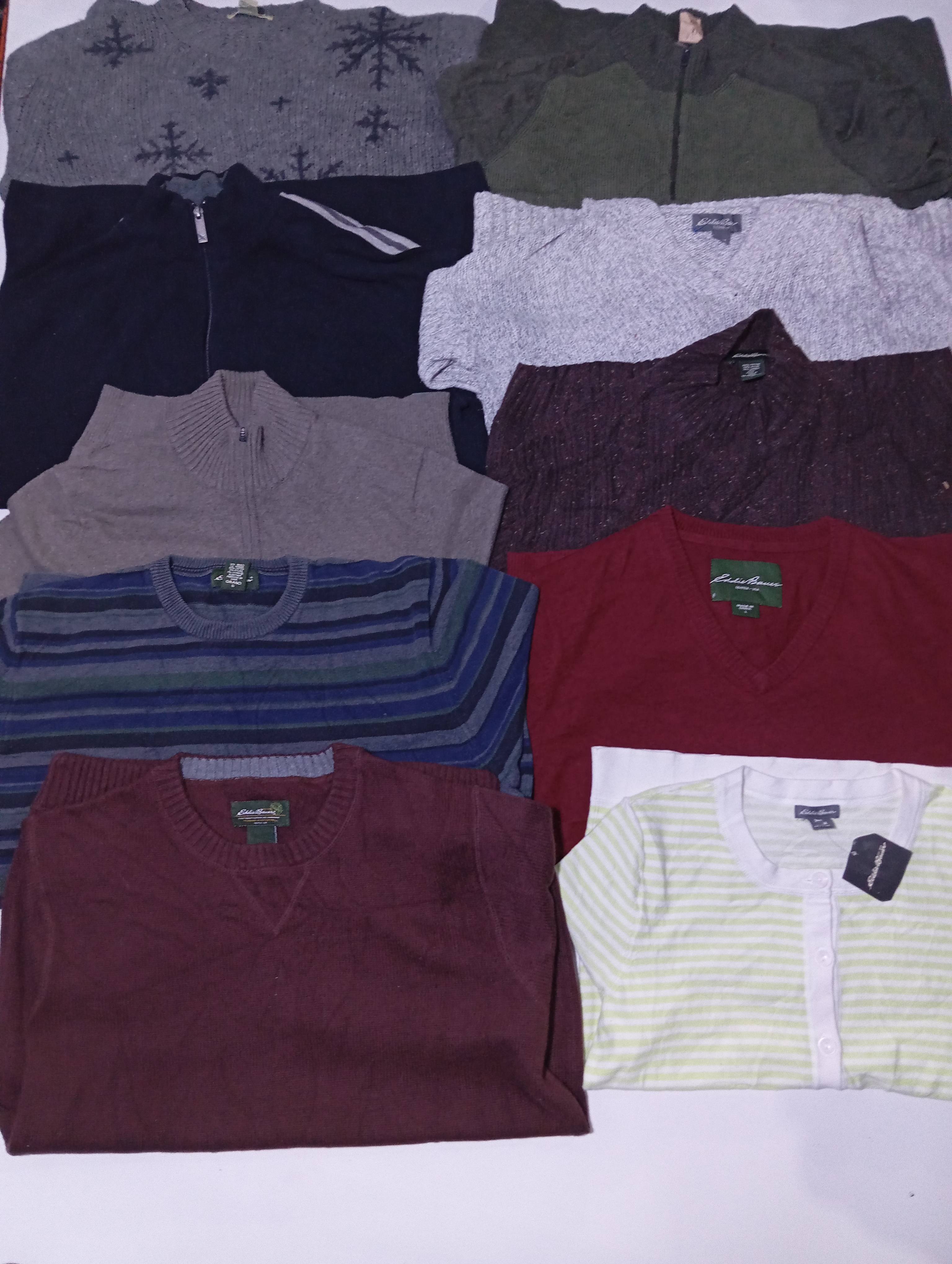 Eddie Bauer Sweaters 10 Pcs