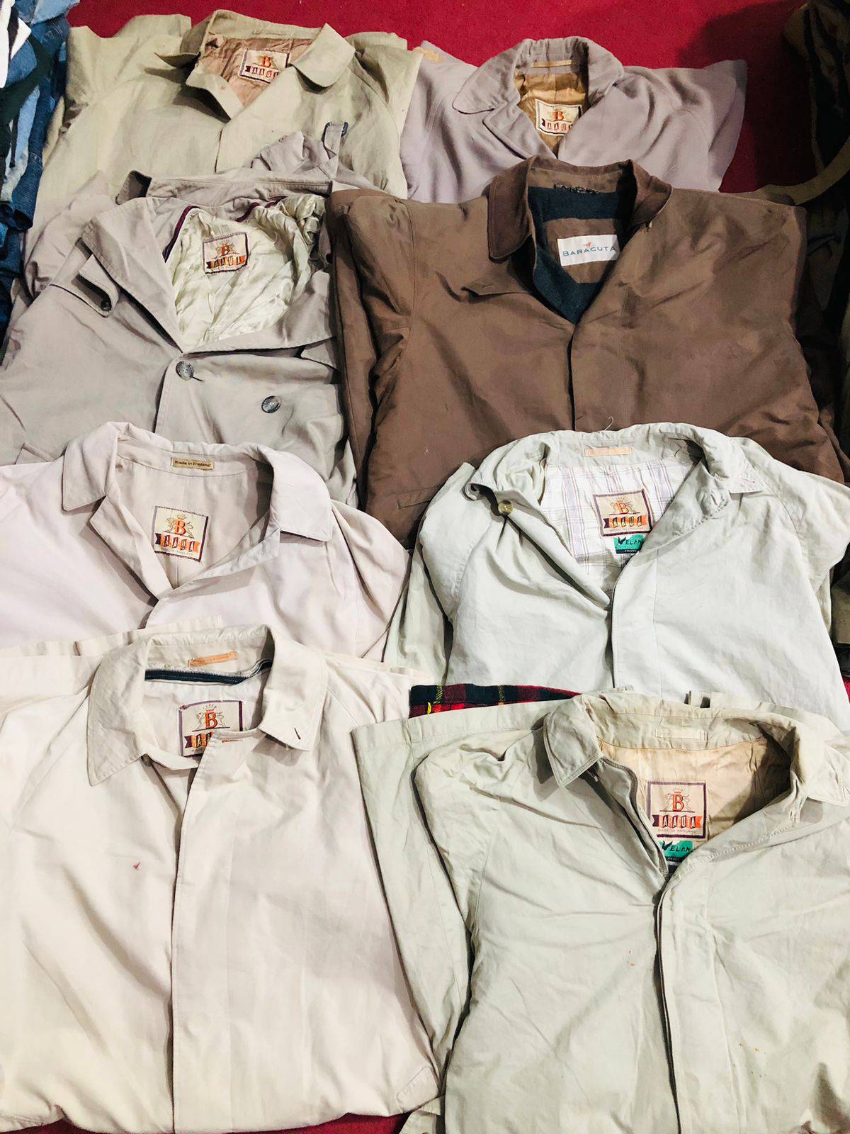 Baracuta Trench coats 12 pieces