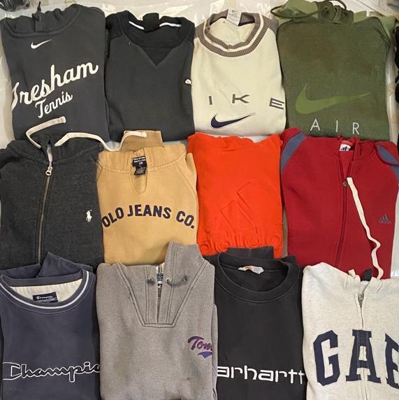 Vintage branded sweatshirts 50 pcs S021