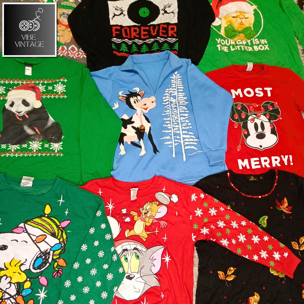 CHRISTMAS UGLY SWEATSHIRTS - 30 PCS