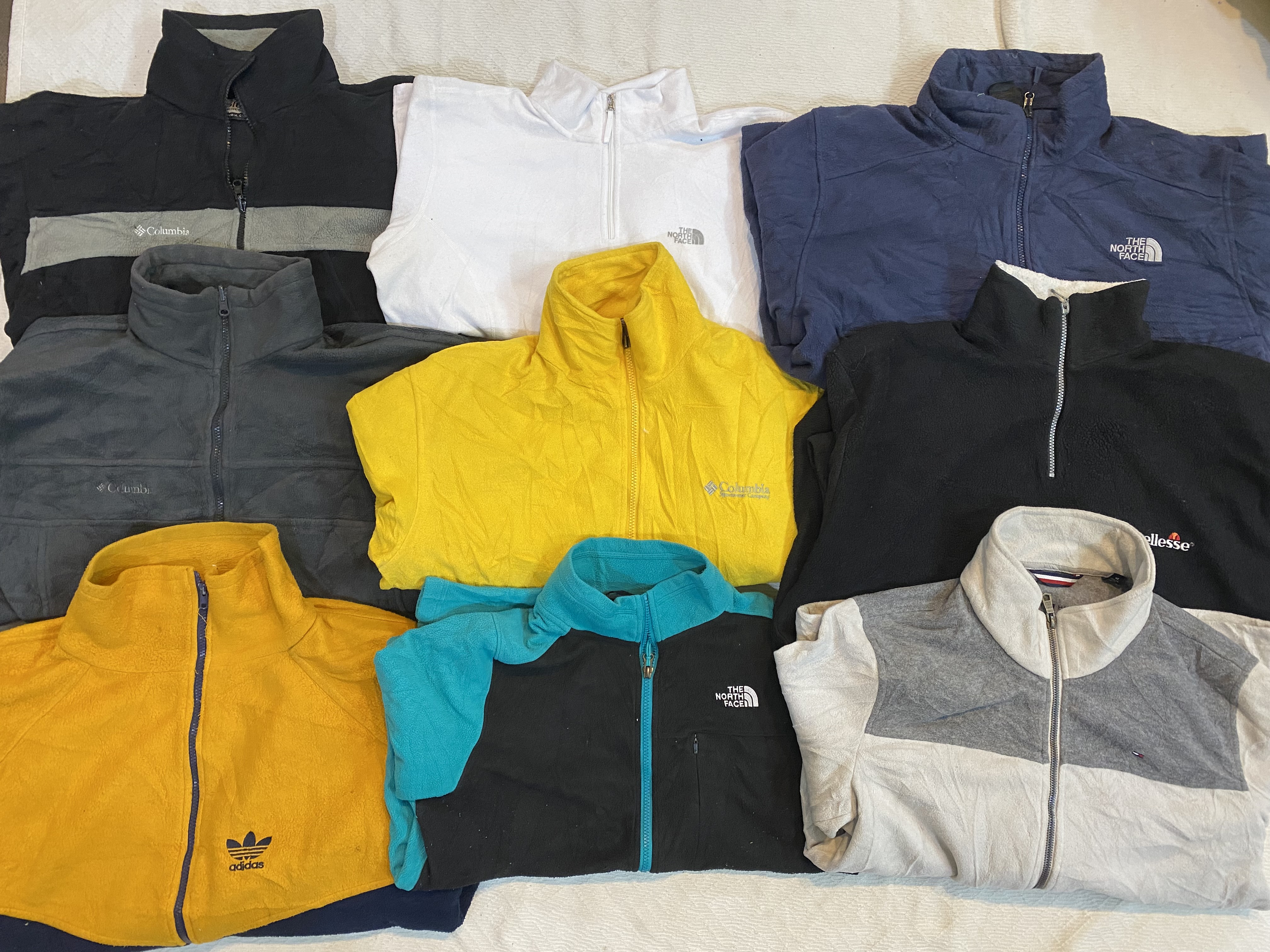 The north face/columbia fleece