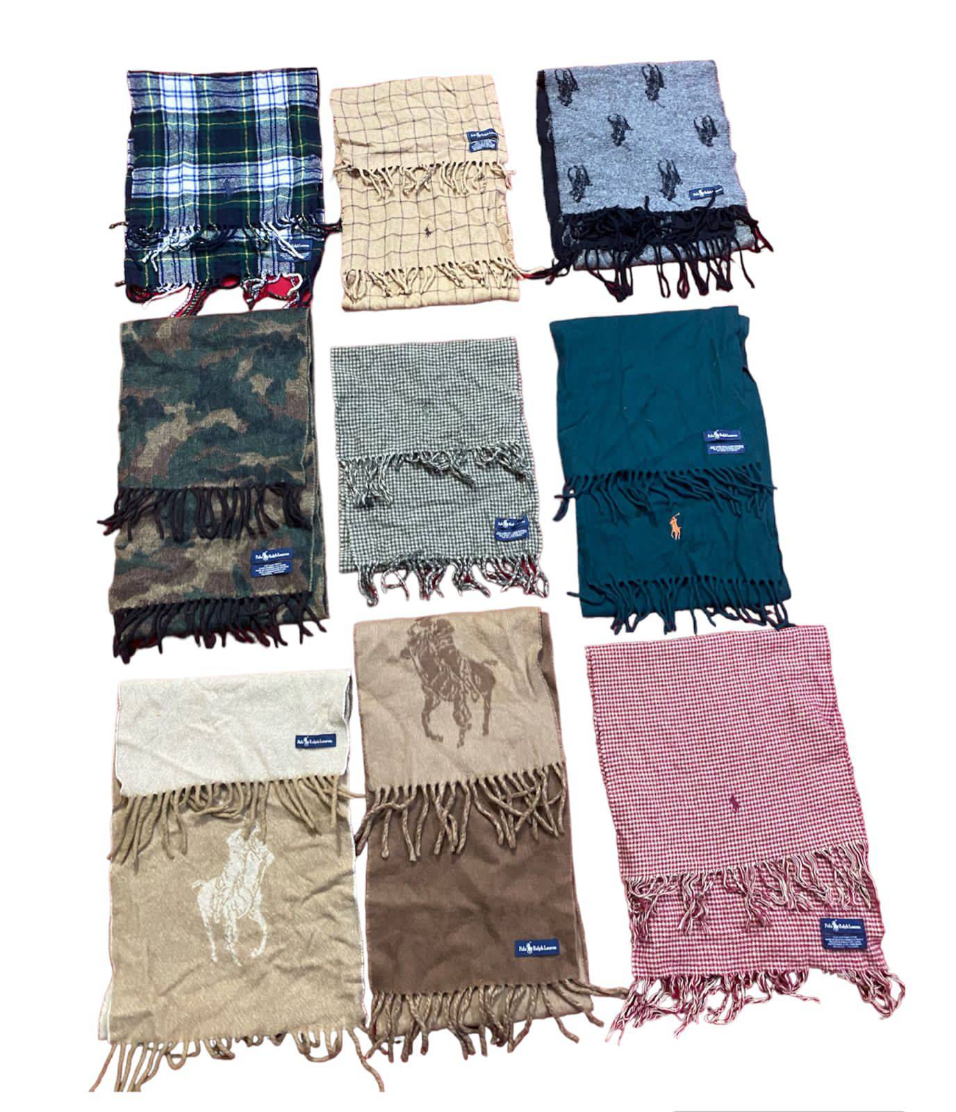 Choix personnalisé de 9 écharpes Ralph Lauren