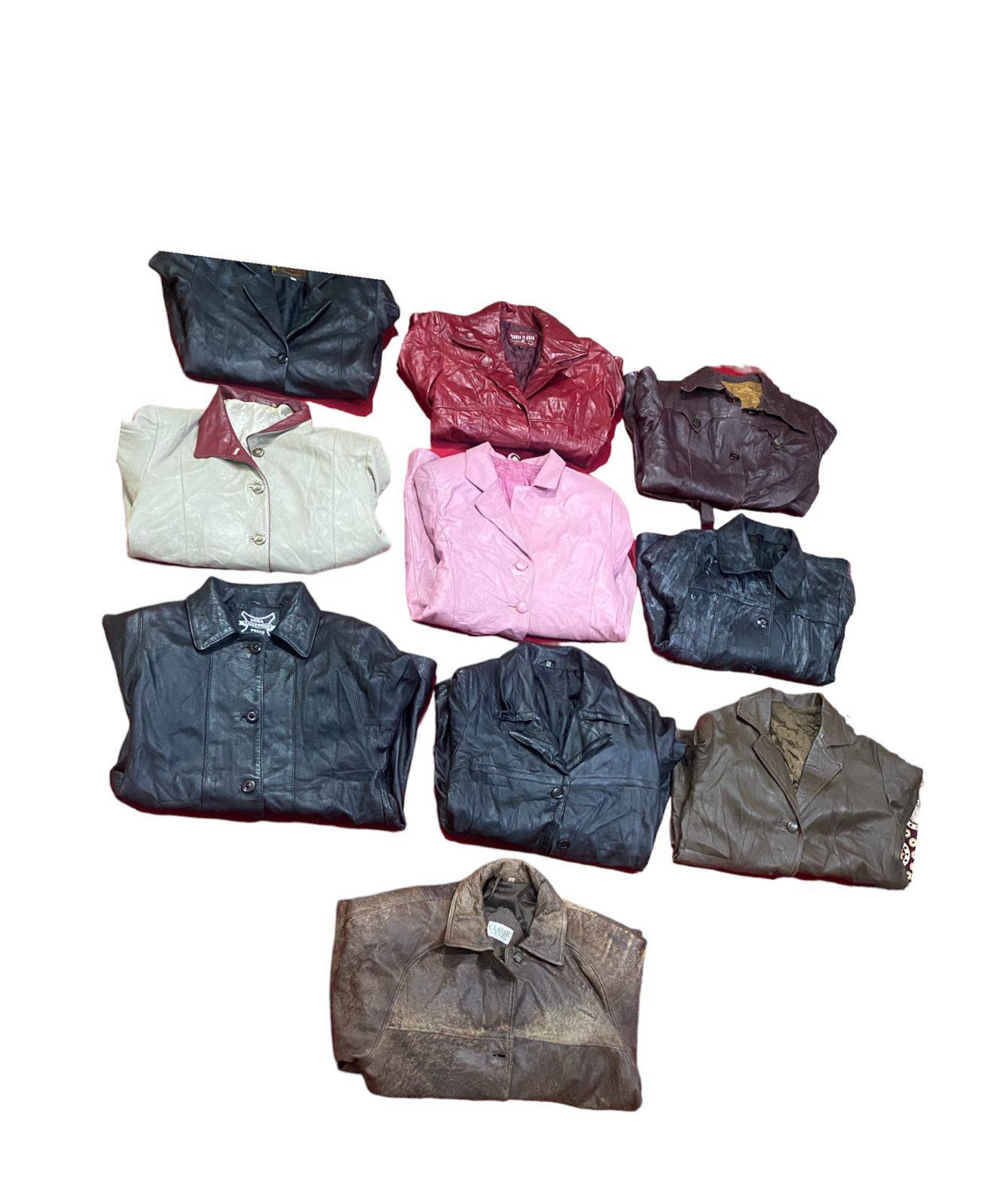 Y2K/90s Style Leather Blazer Jackets