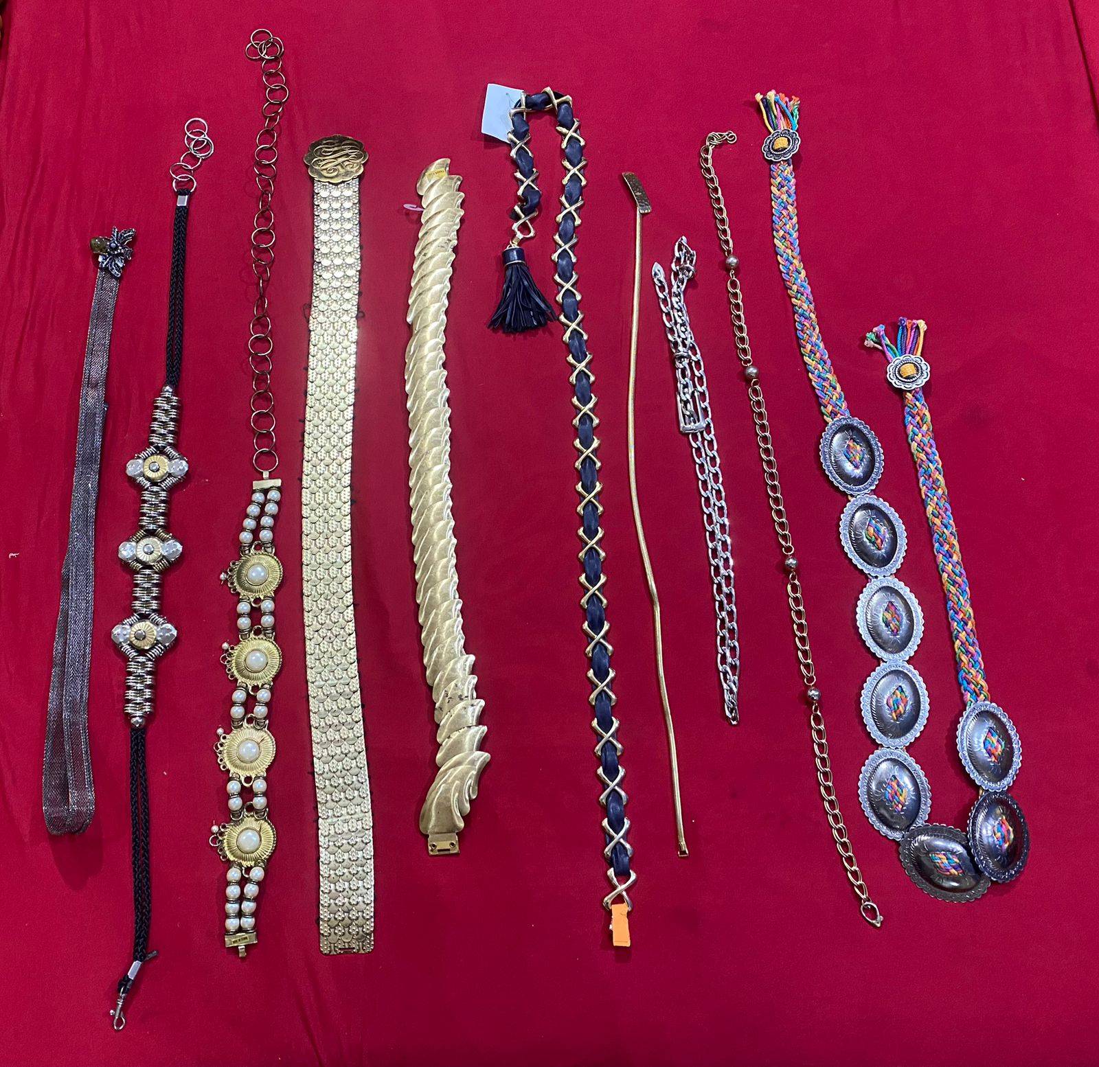 Y2K Unique Style Mix Belts 
(11 Pcs)