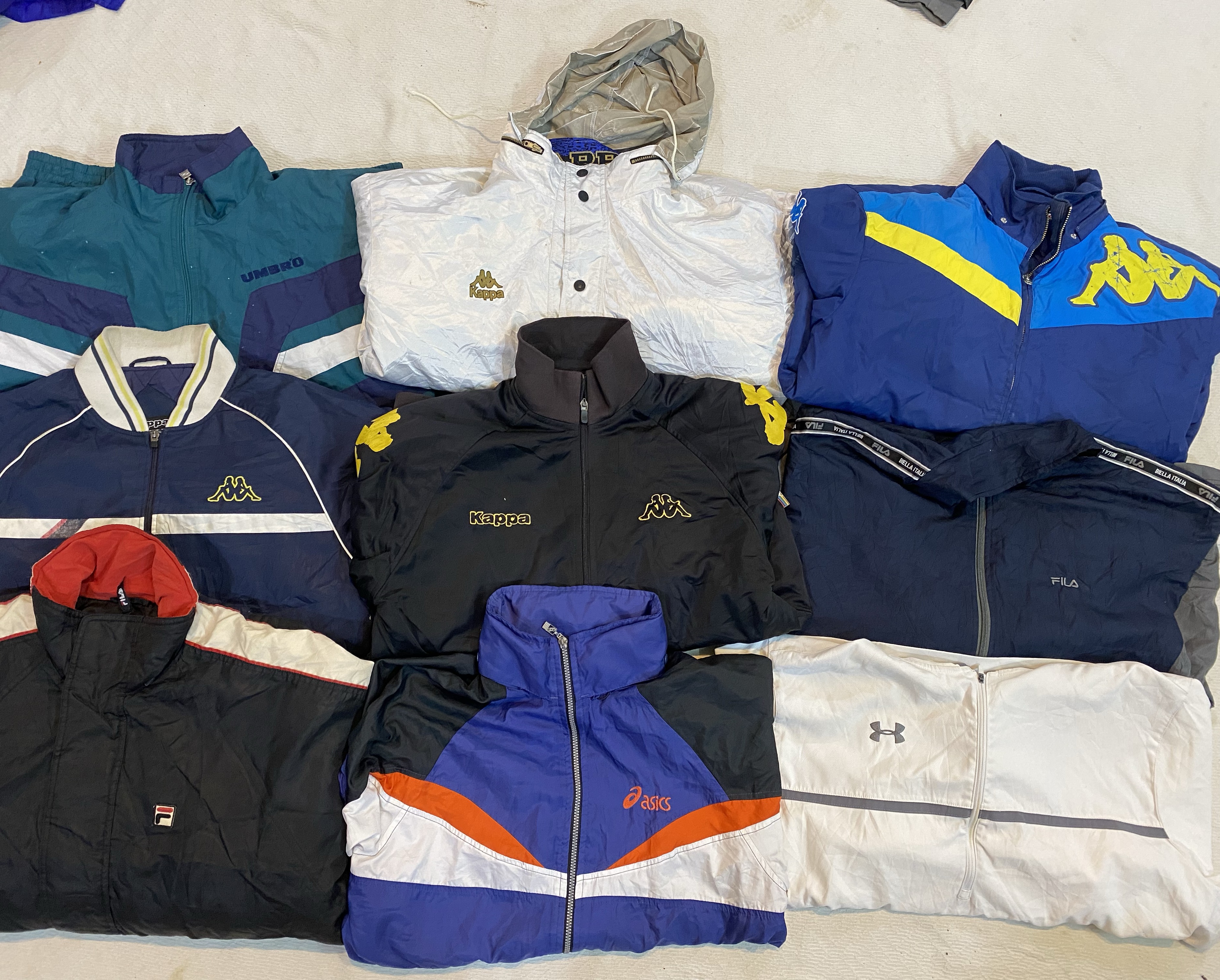 Kappa/Fila Windbreaker Jackets 25 Pcs
