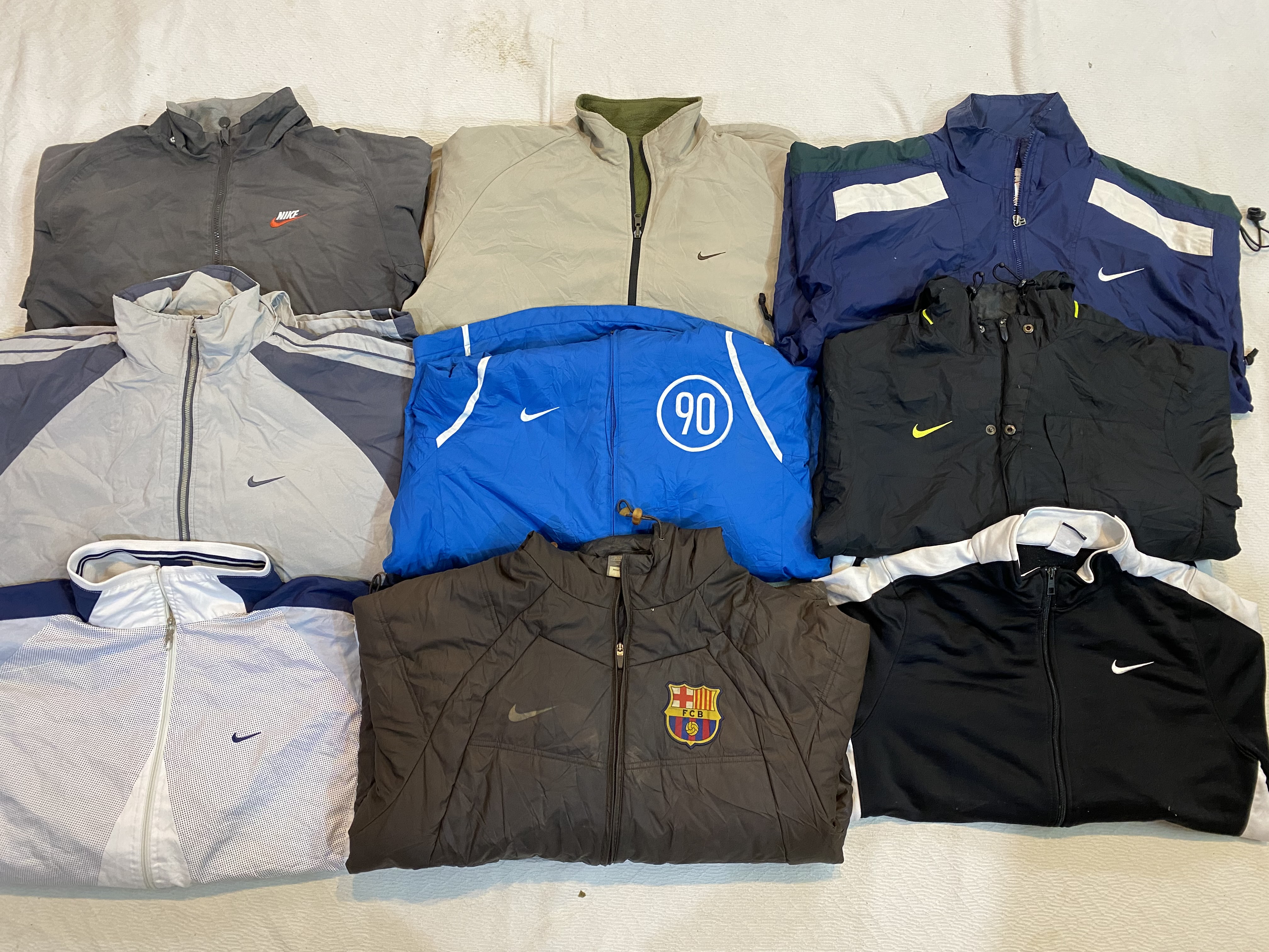 Nike track/windbreaker jackets 20 pcs