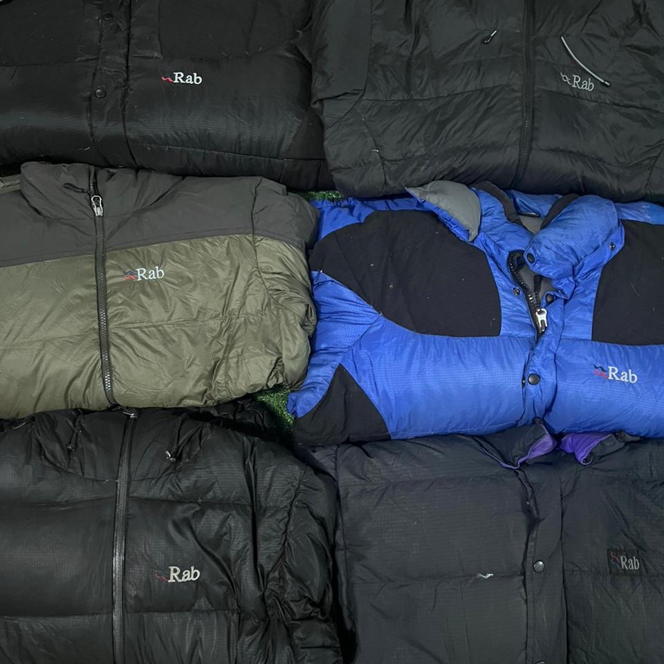 Rab puffers 13 pcs